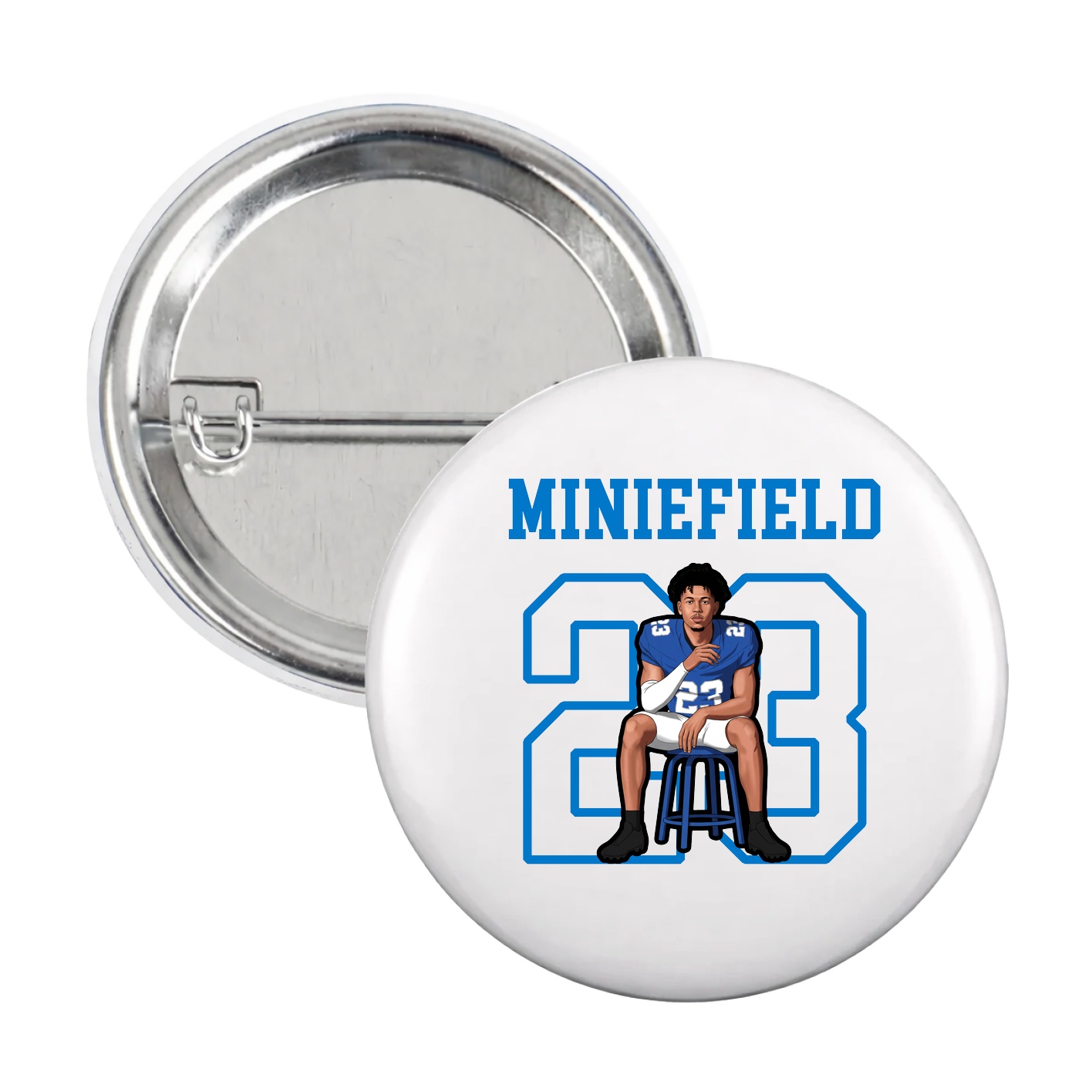 Game Day Button — Shirsey in White
