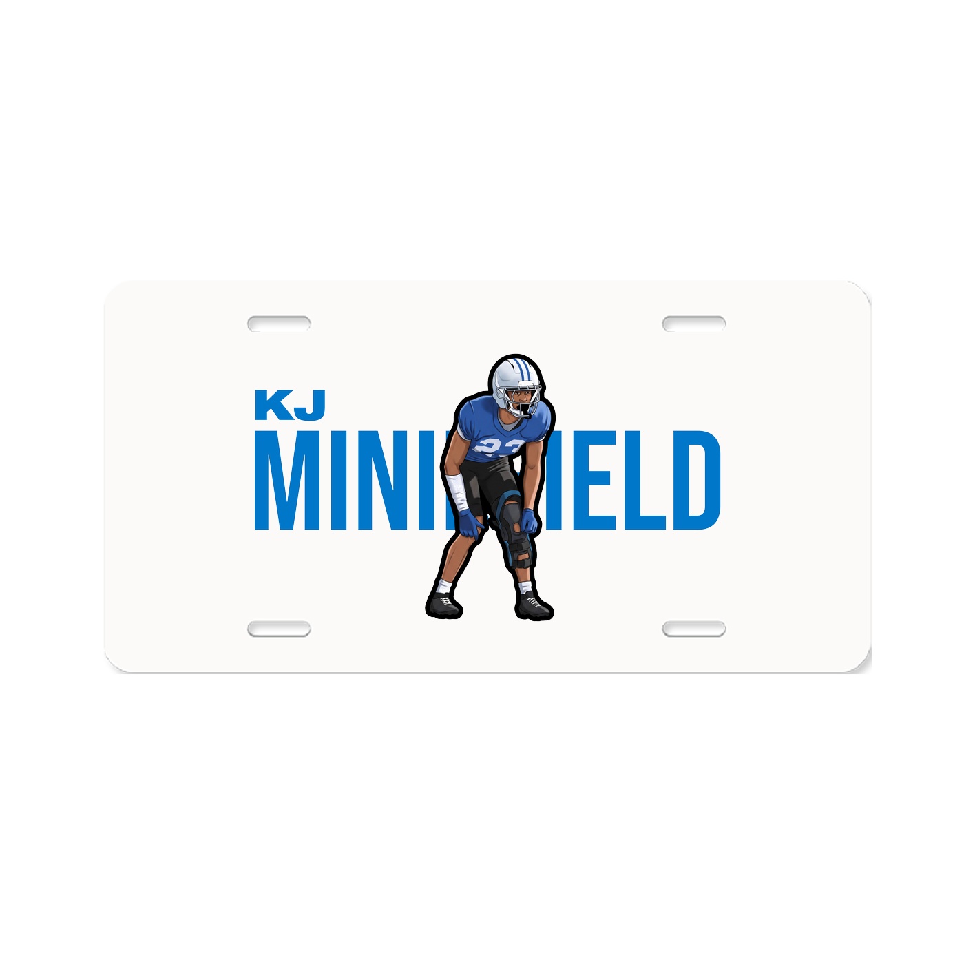 License Plate — Player Name in Classic