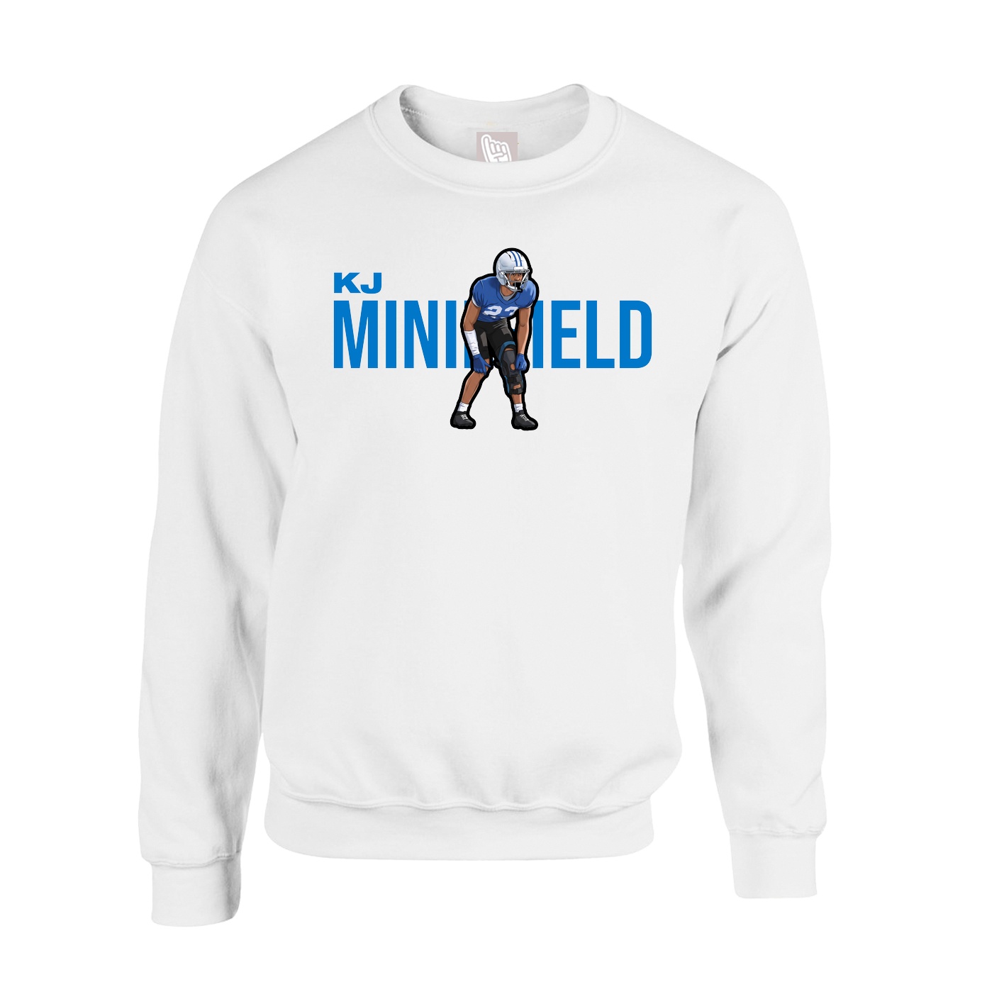 Fleece Crew — Player Name in White