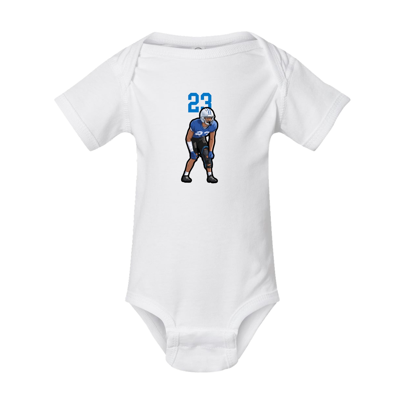 Baby Onesie — Number Top in White