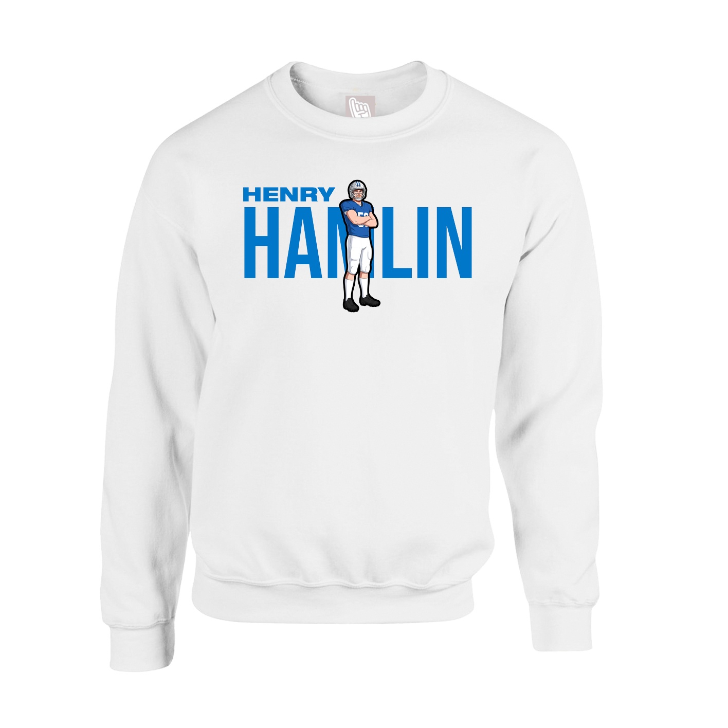 Fleece Crew — Player Name in White