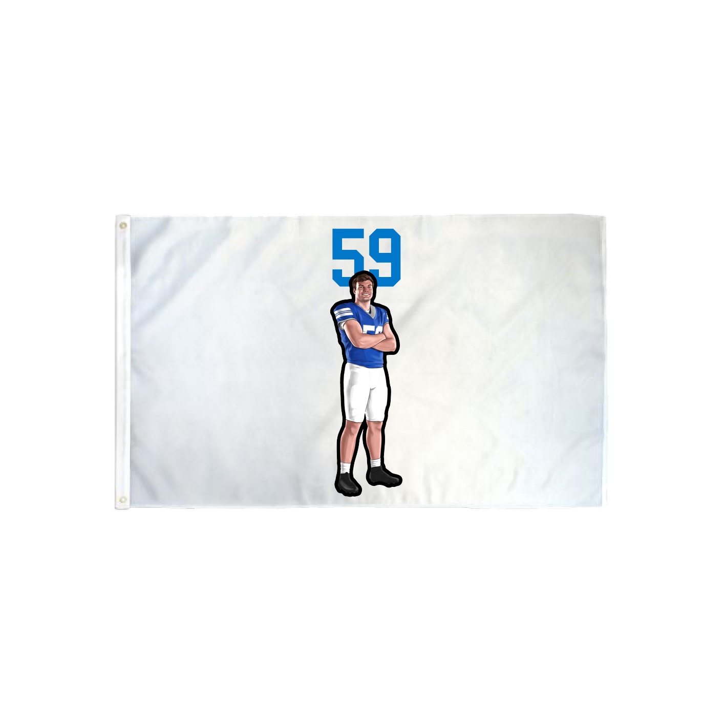 3x5 Flag — Number Top in Classic