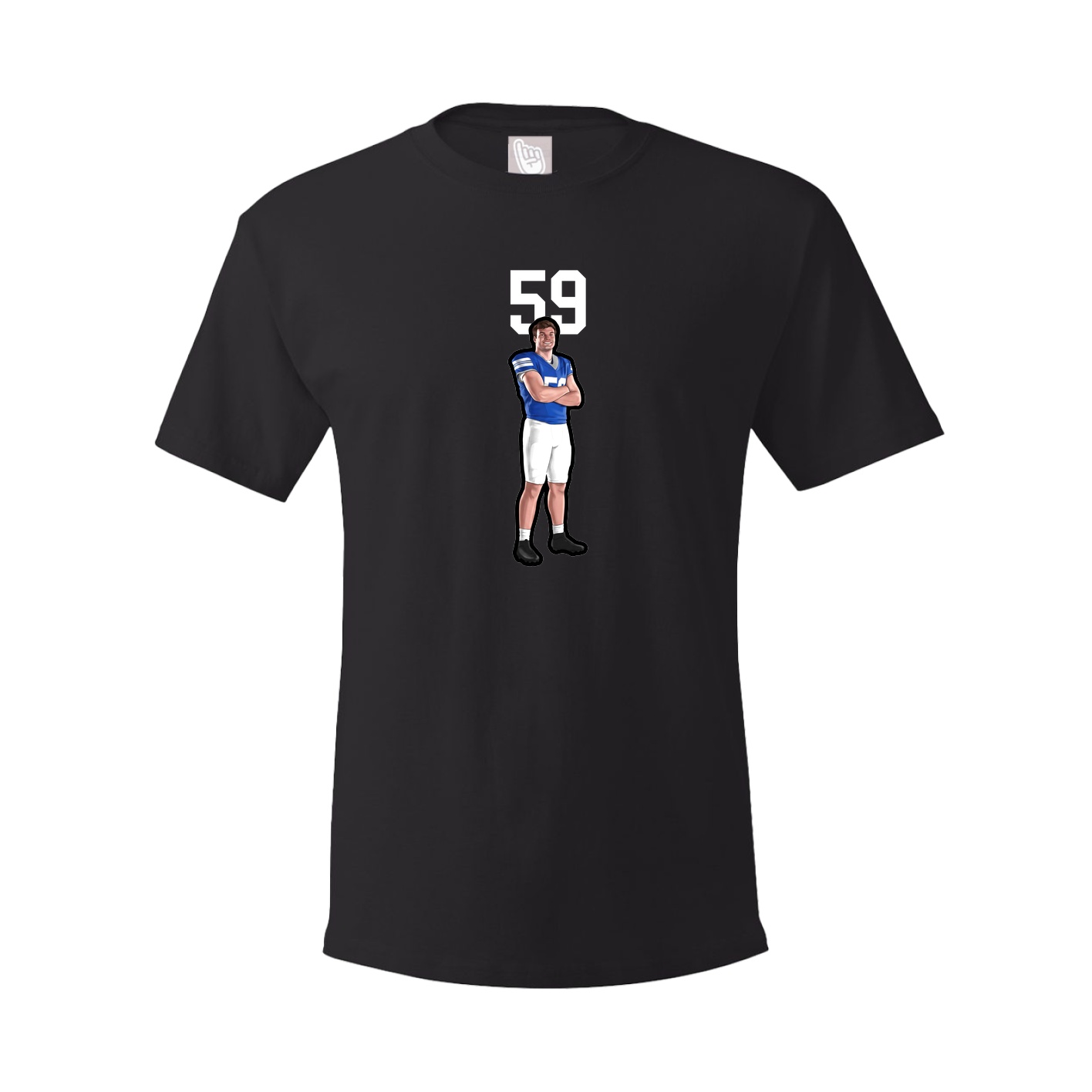 Tee — Number Top in Black
