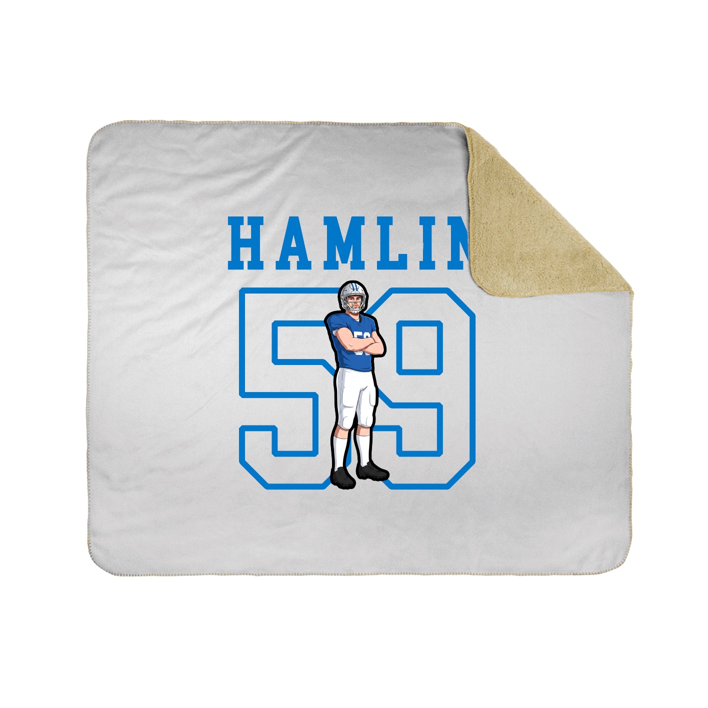 Throw Blanket — Shirsey in White