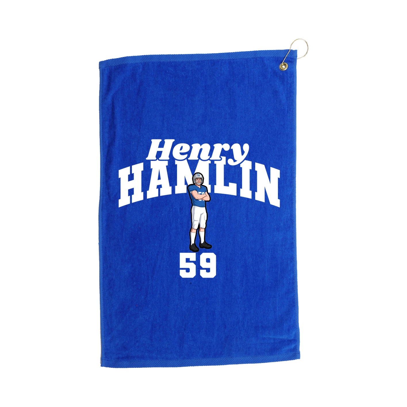 Golf Towel — Signature Arch in Royal