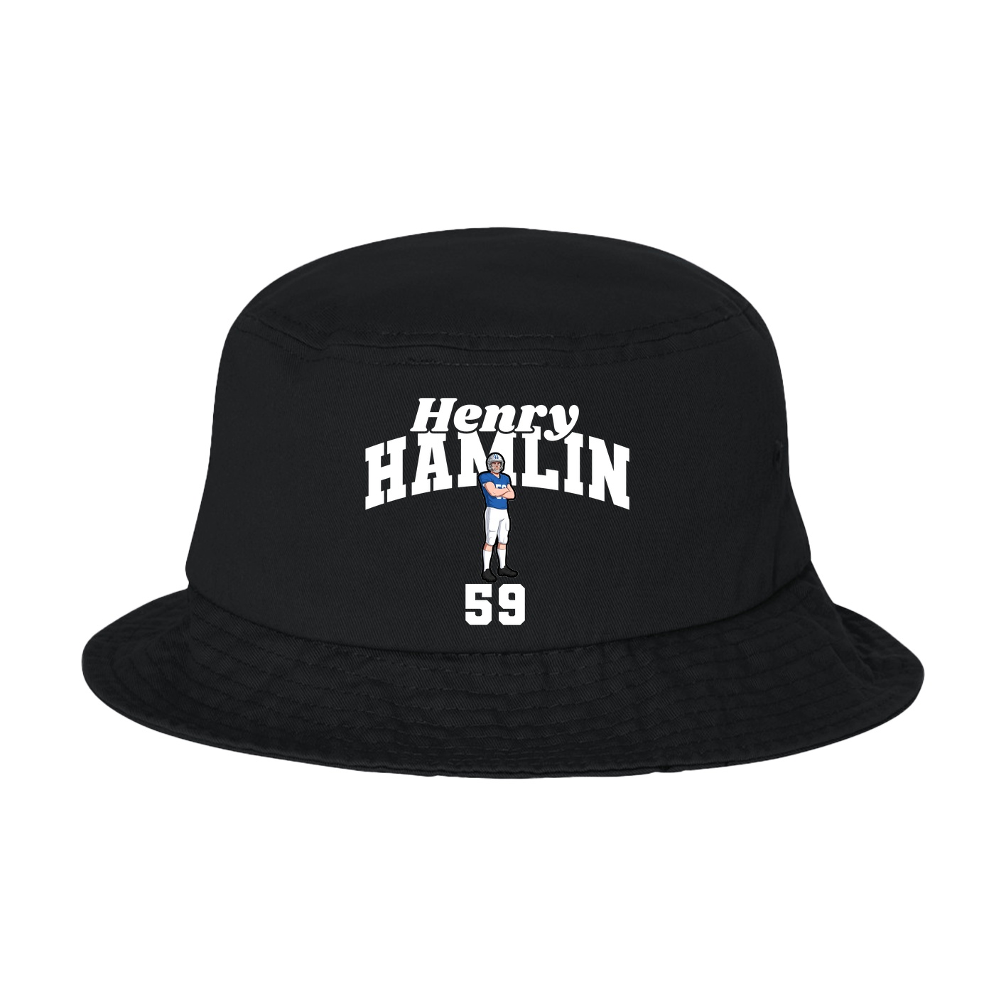 Bucket Cap — Signature Arch in Black