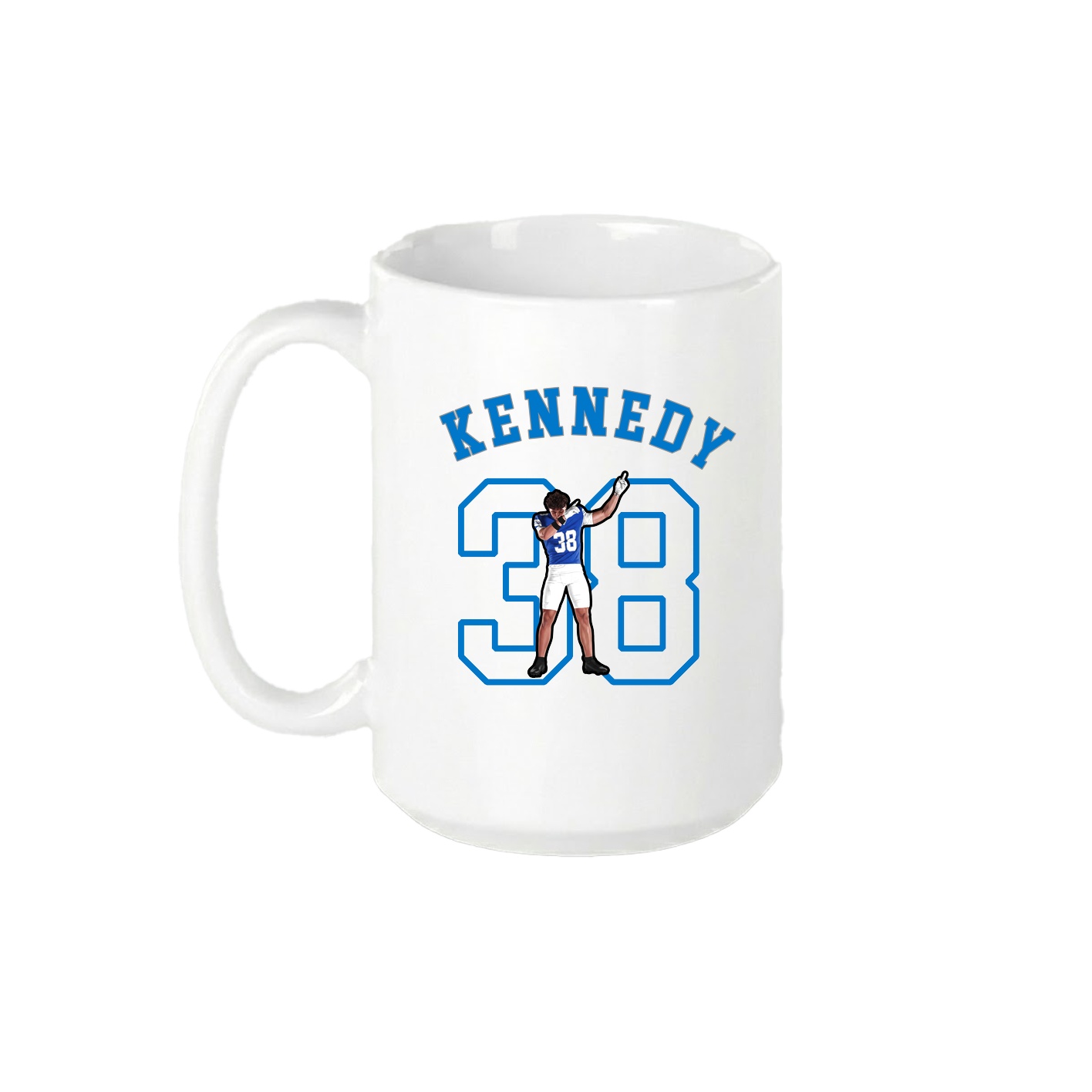 15oz Coffee Mug — Shirsey Arch in White