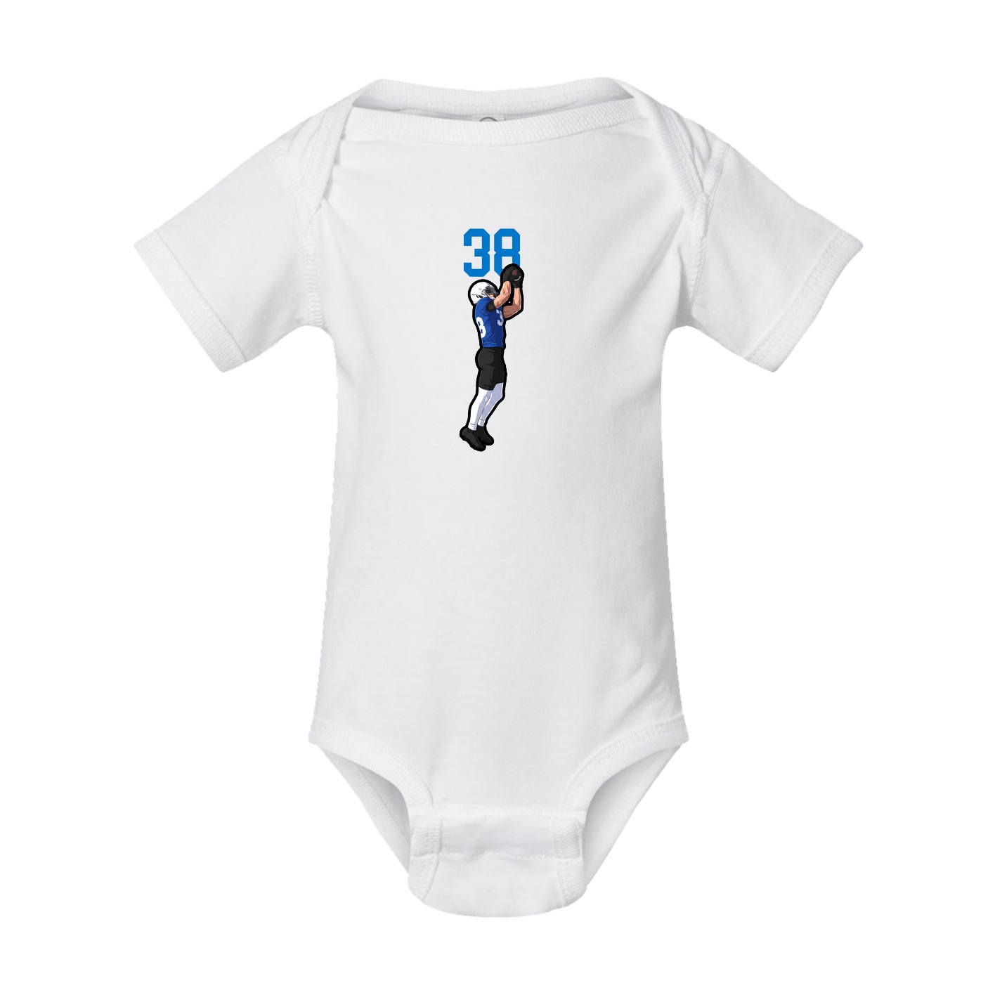 Baby Onesie — Number Top in White