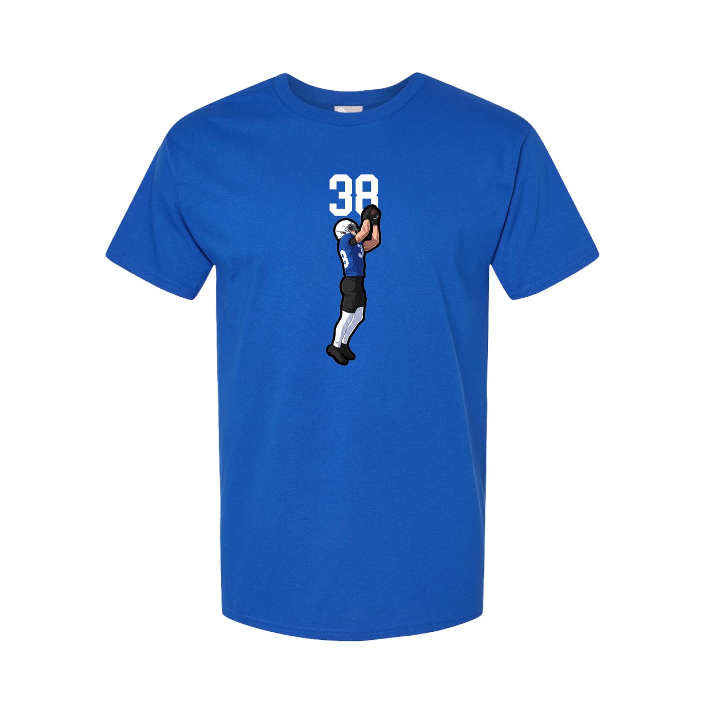 Youth Tee — Number Top in Royal