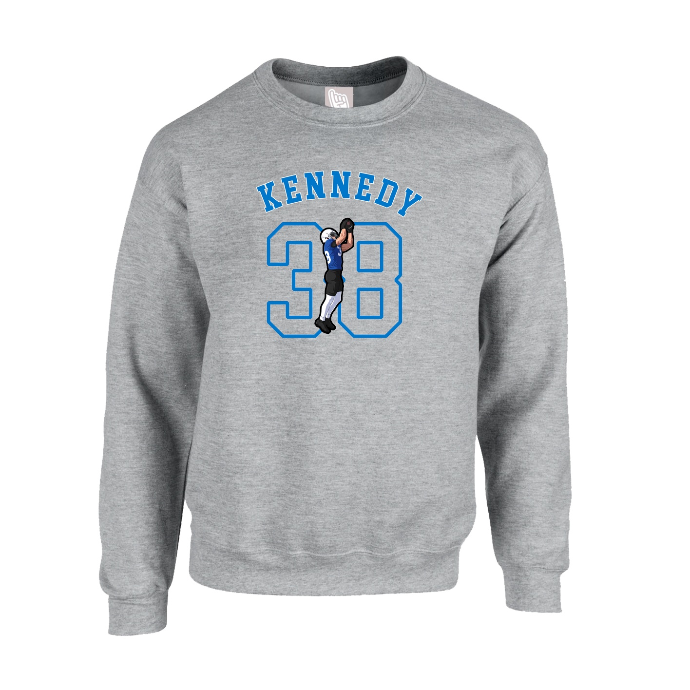 Fleece Crew — Shirsey Arch in Grey