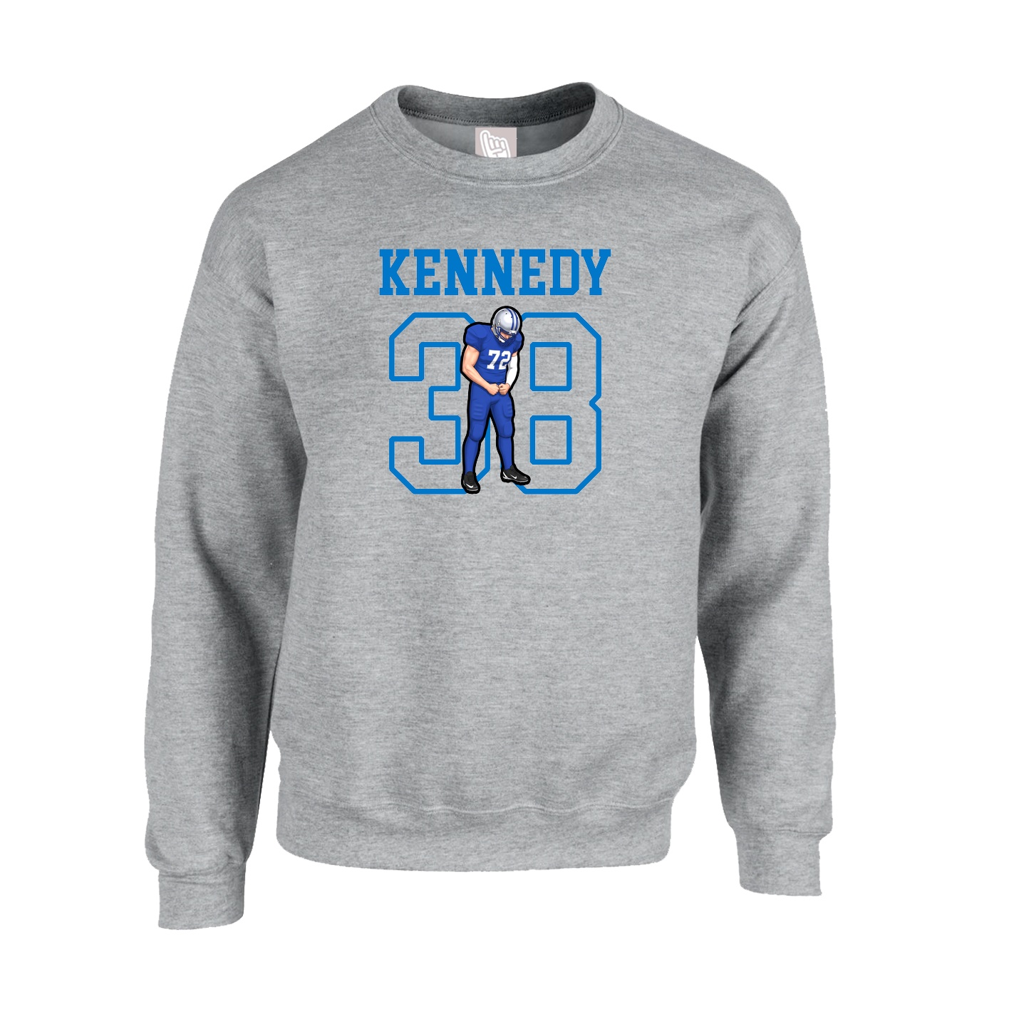 Fleece Crew — Shirsey in Grey