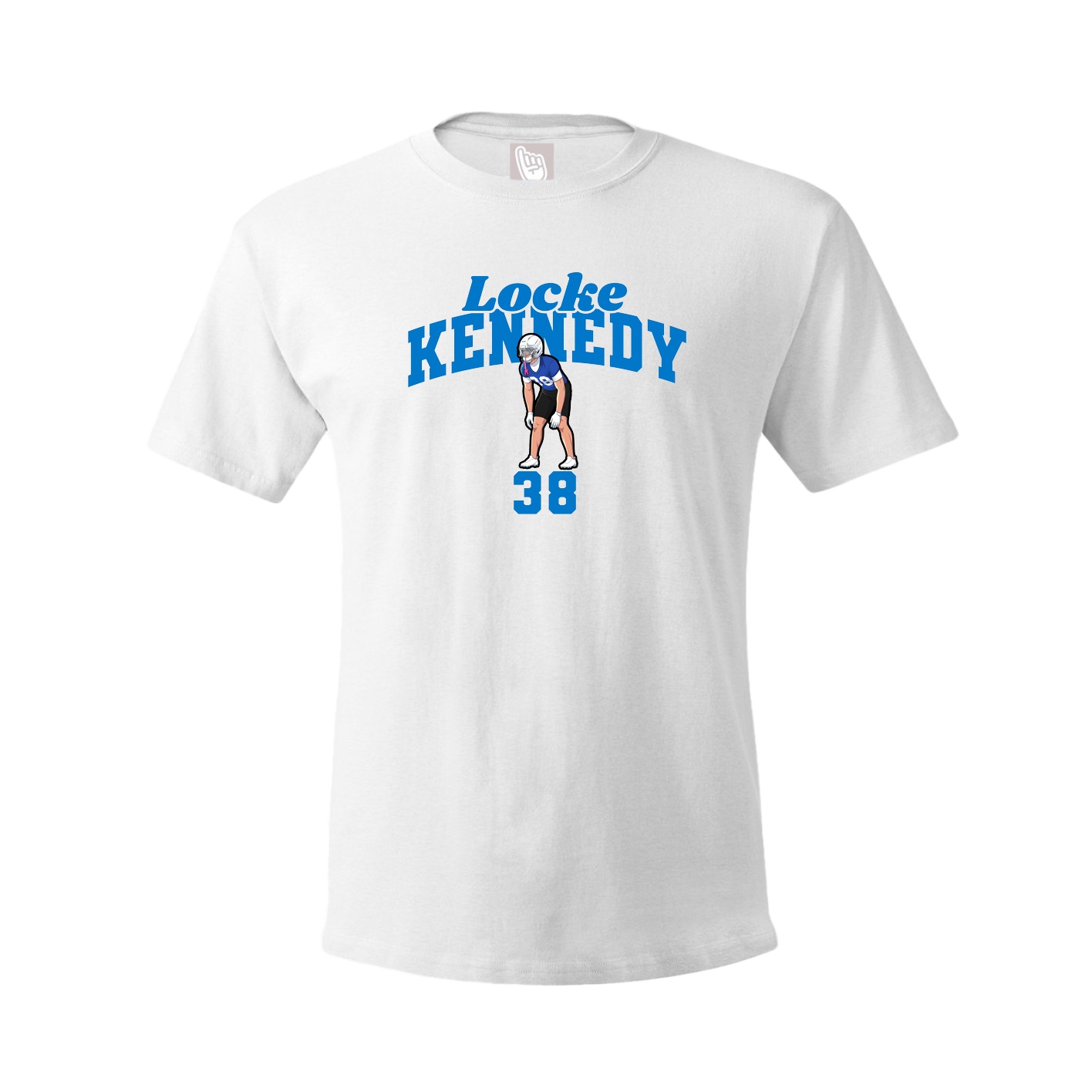 Youth Tee — Signature Arch in White