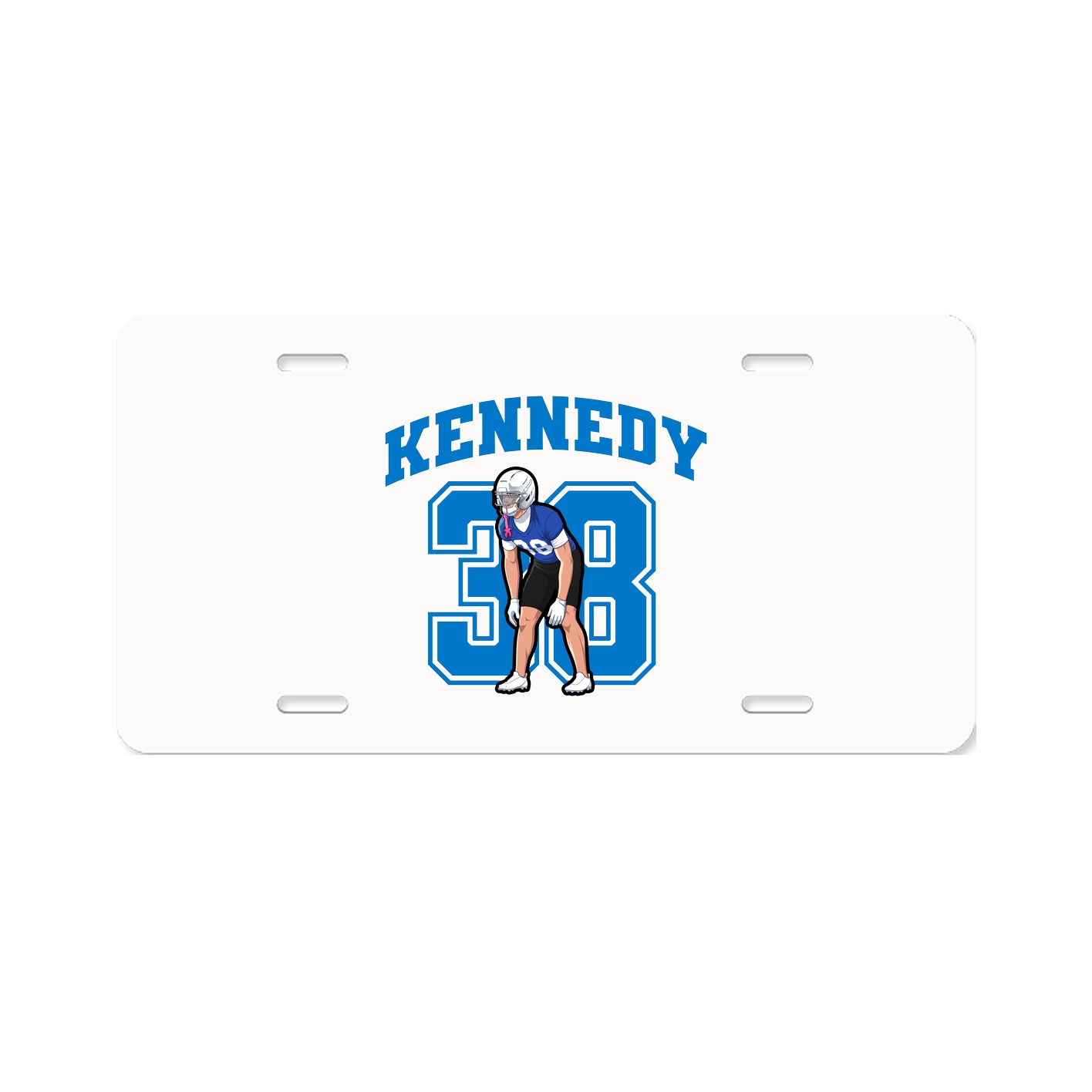 License Plate — Number in Classic