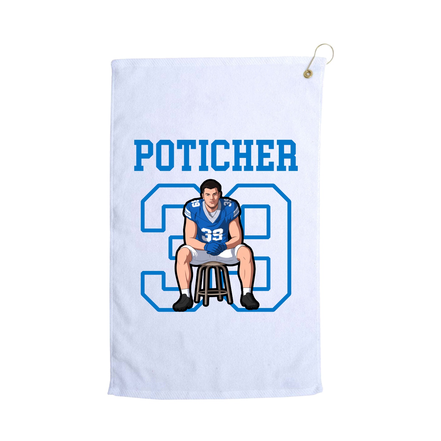 Golf Towel — Shirsey in White
