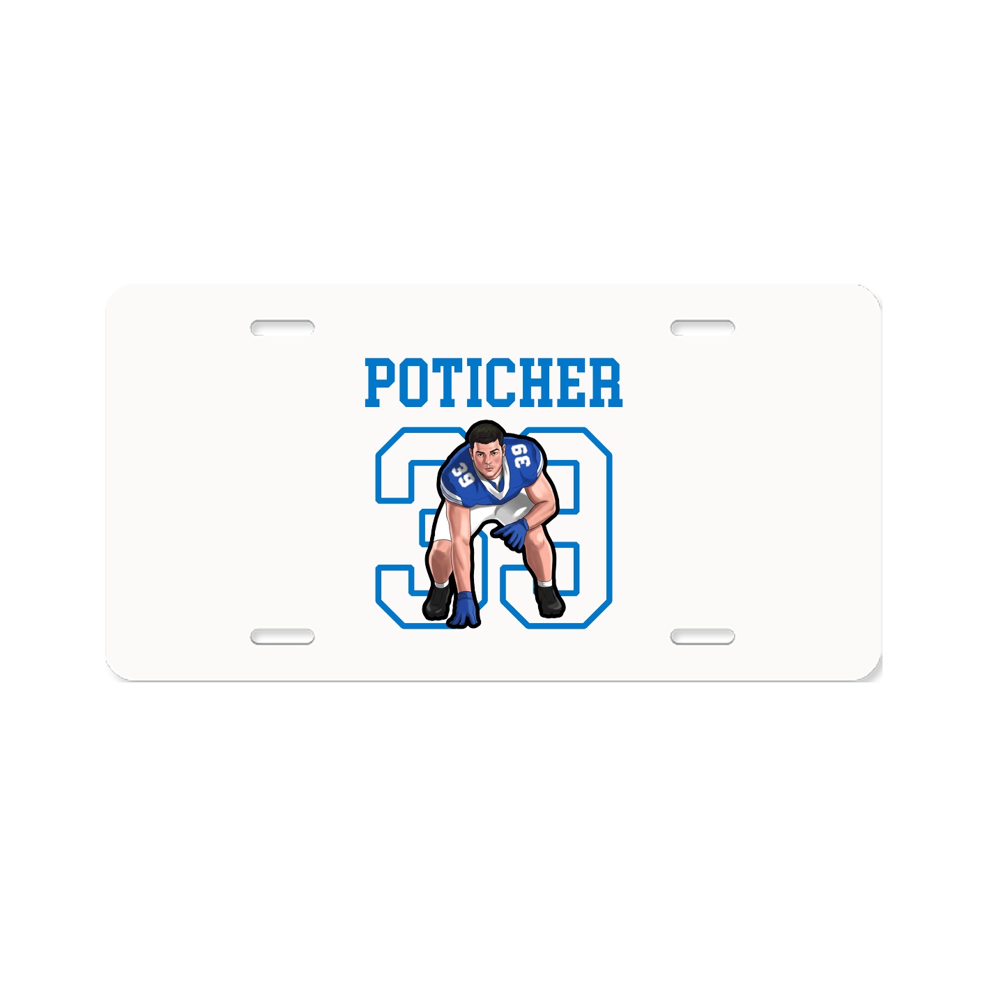 License Plate — Shirsey in Classic