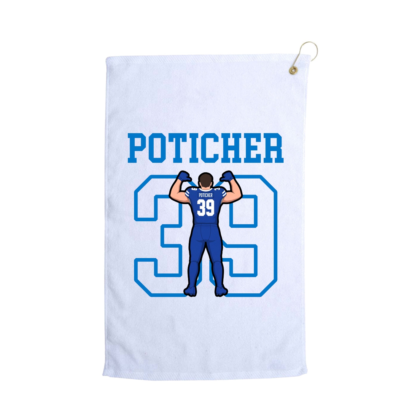 Golf Towel — Shirsey in White