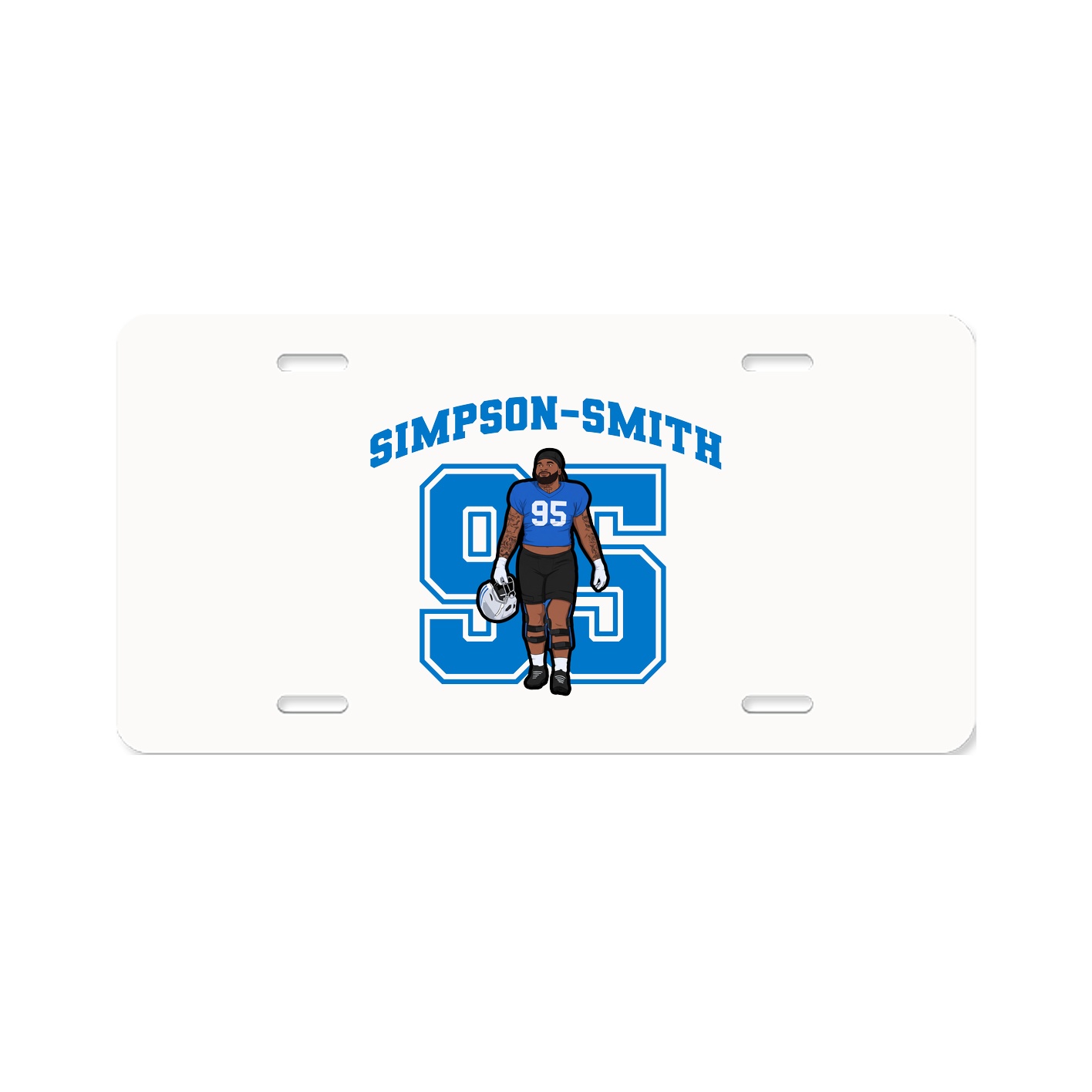 License Plate — Number in Classic