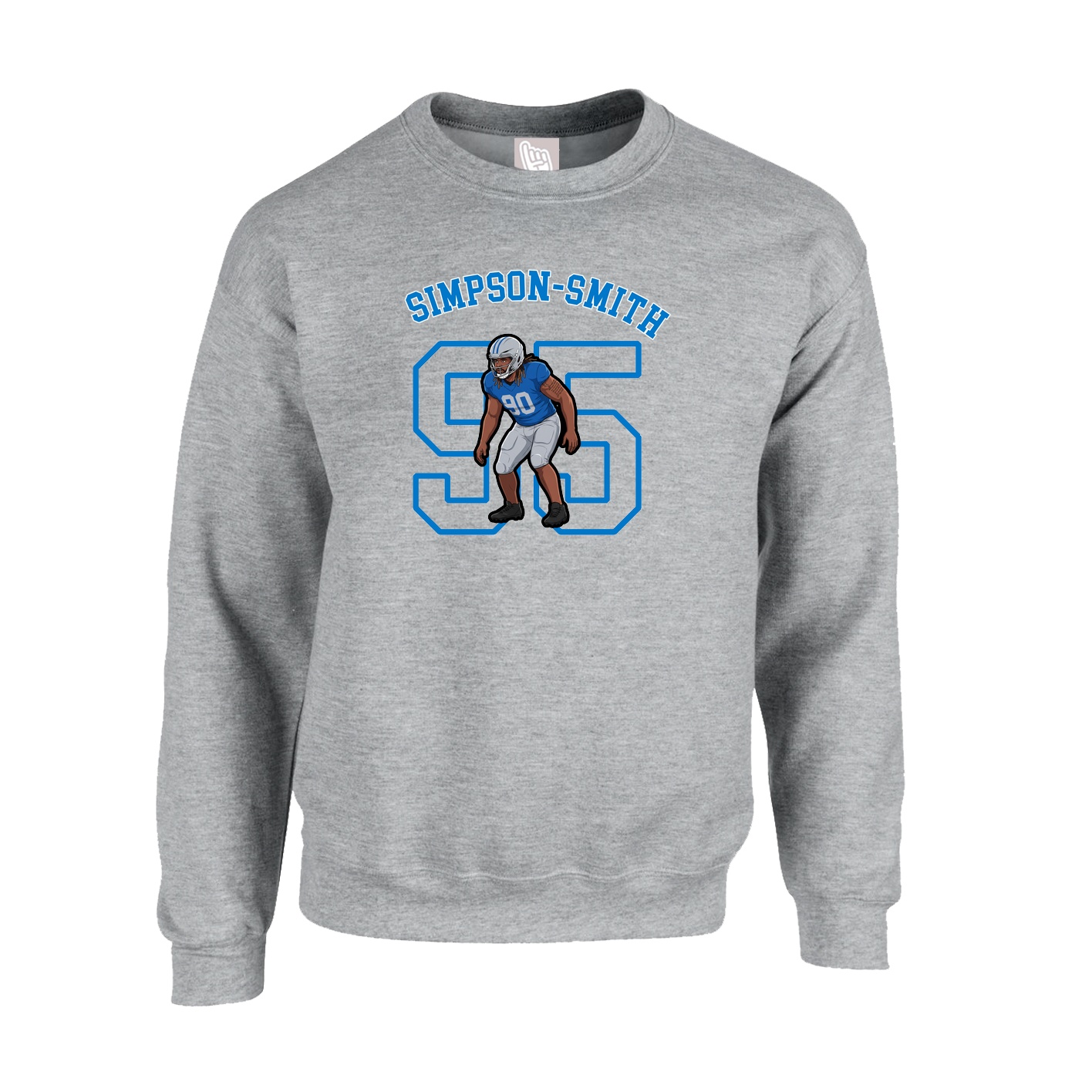 Fleece Crew — Shirsey Arch in Grey