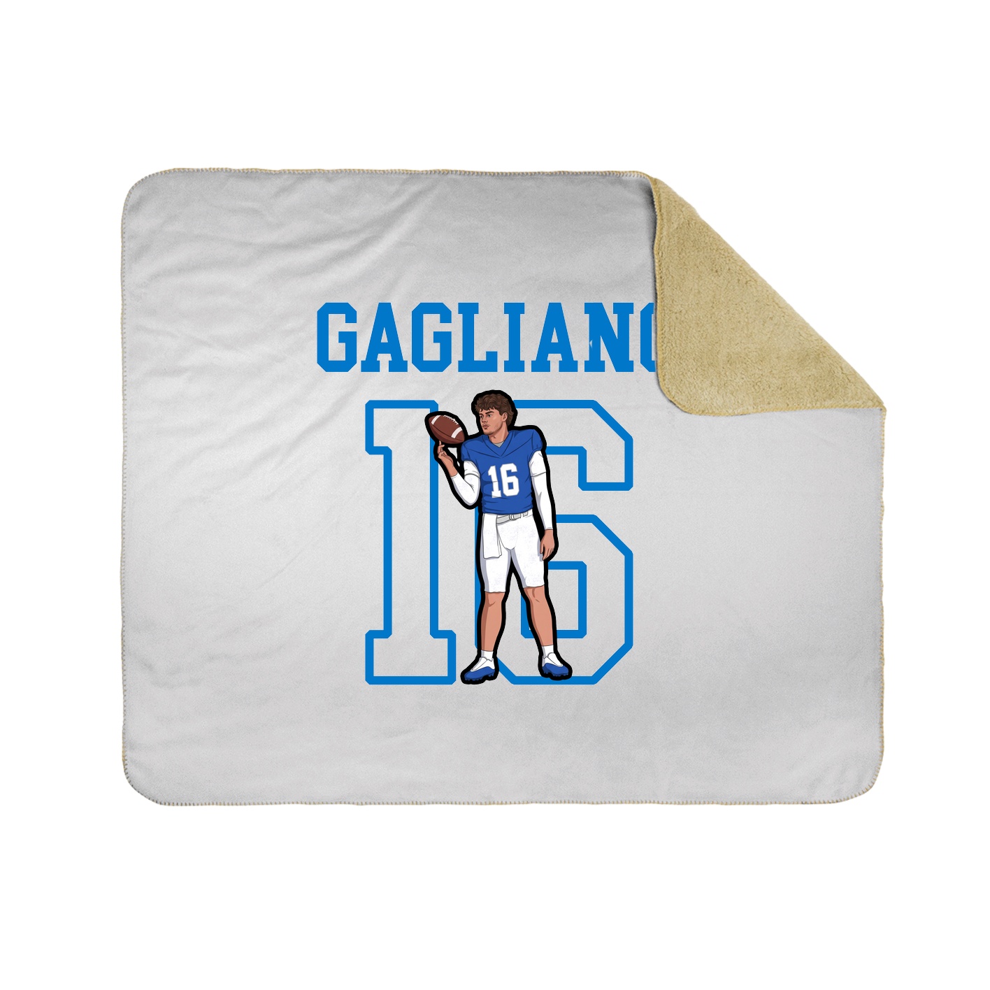 Throw Blanket — Shirsey in White