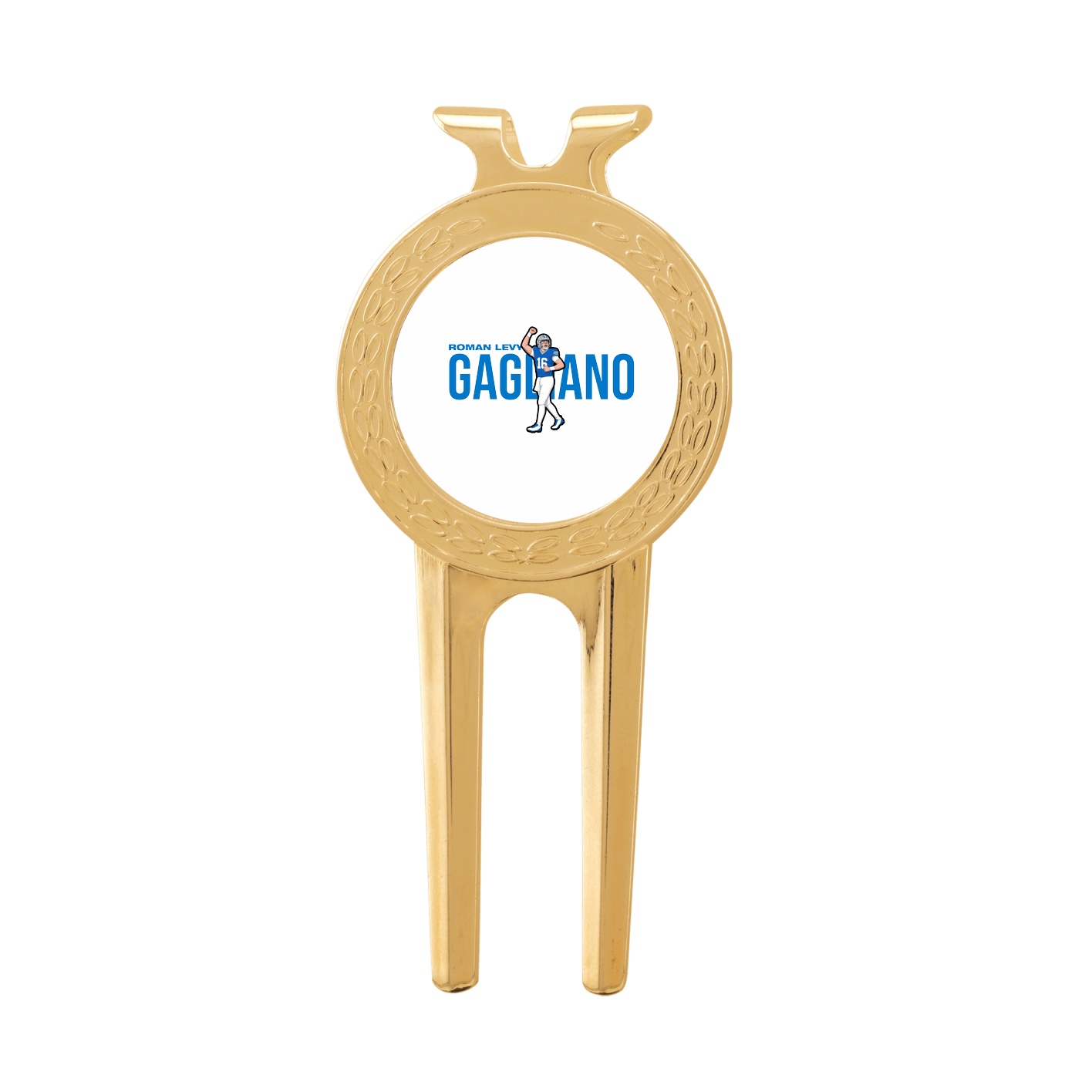 Divot Tool with Ball Marker — Player Name in Classic