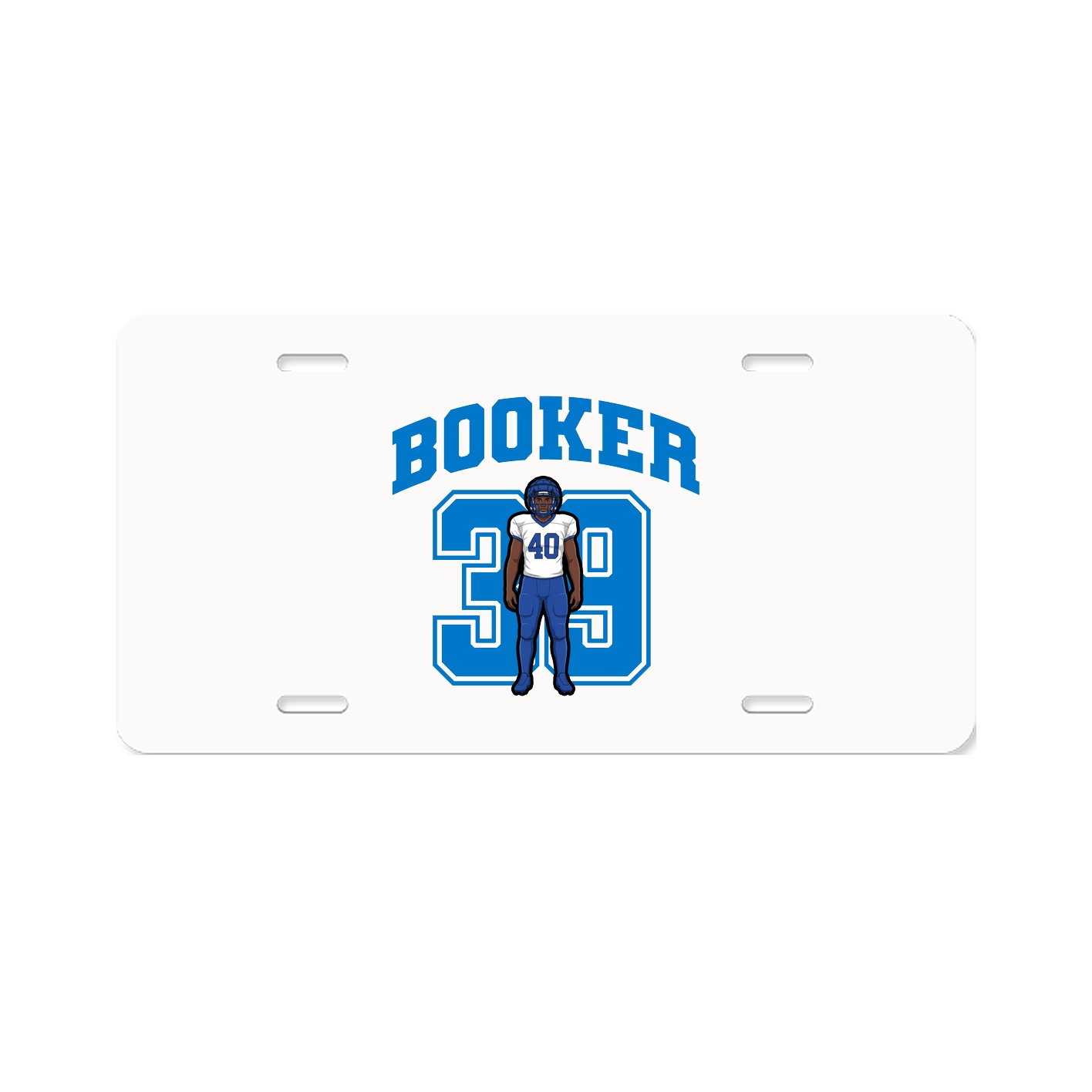 License Plate — Number in Classic