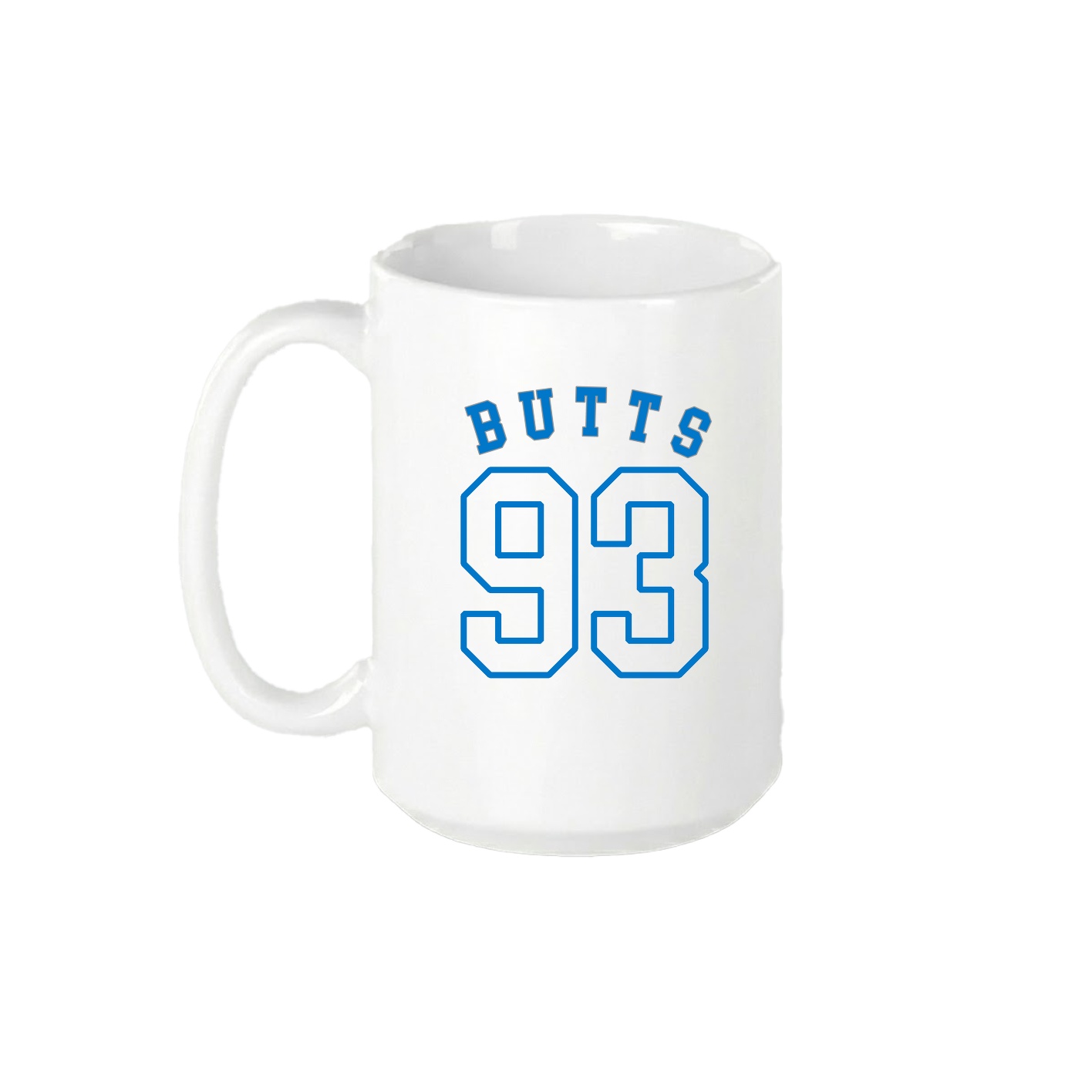 15oz Coffee Mug — Shirsey Arch in White
