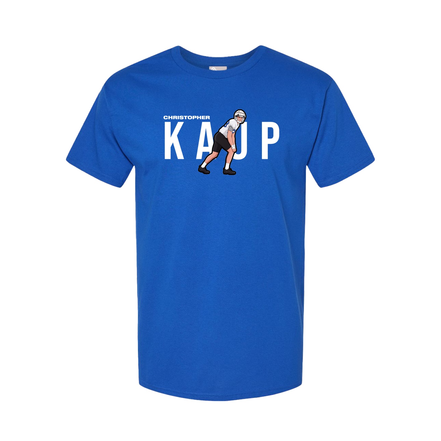 Youth Tee — Player Name in Royal