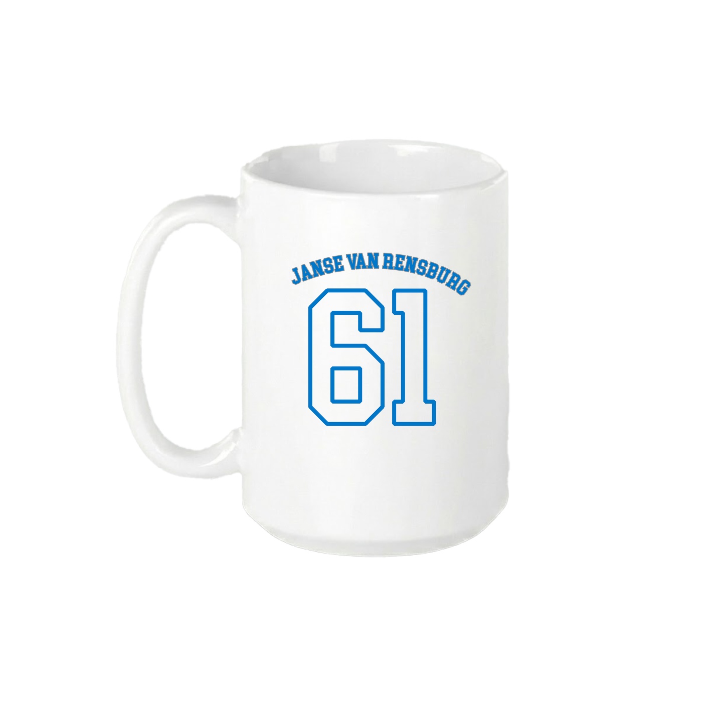15oz Coffee Mug — Shirsey Arch in White