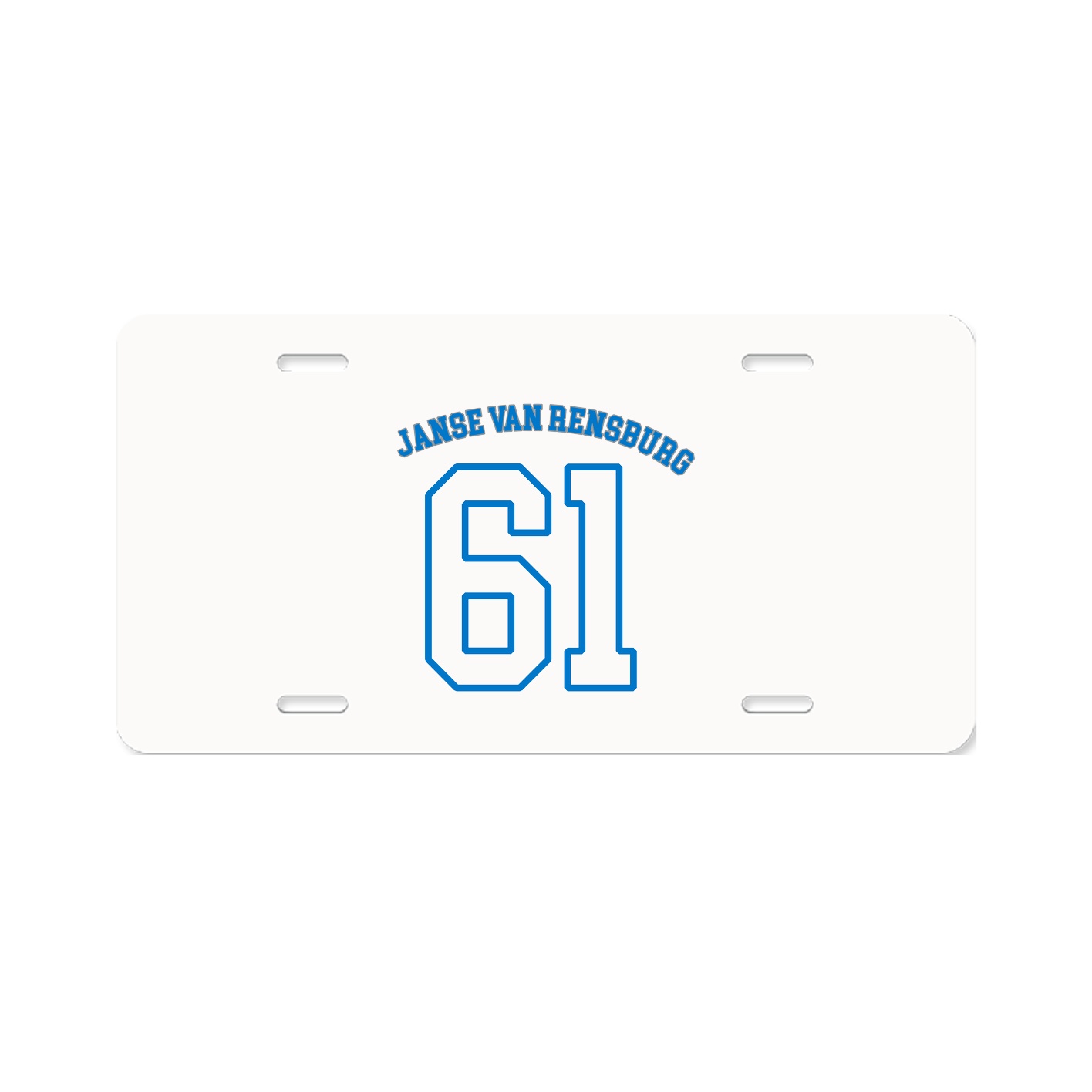 License Plate — Shirsey Arch in Classic
