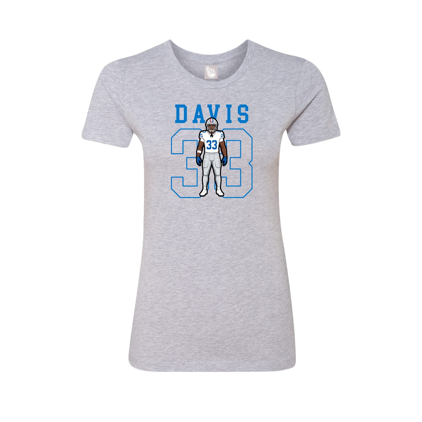 Fitted Women's Tee — Shirsey in Grey