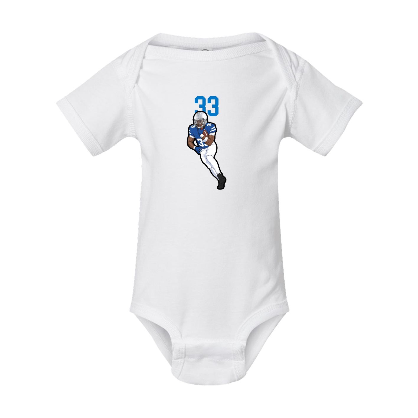 Baby Onesie — Number Top in White
