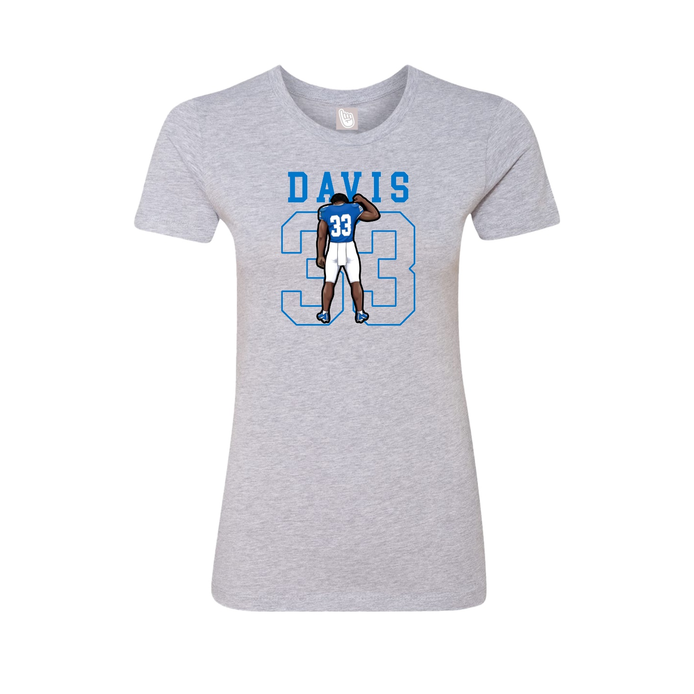 Fitted Women's Tee — Shirsey in Grey