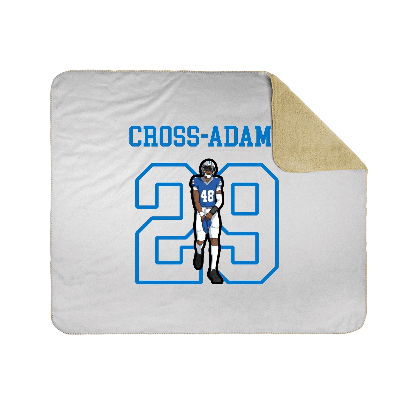 Throw Blanket — Shirsey in White