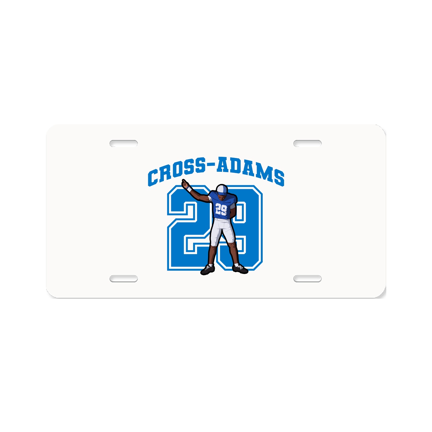 License Plate — Number in Classic