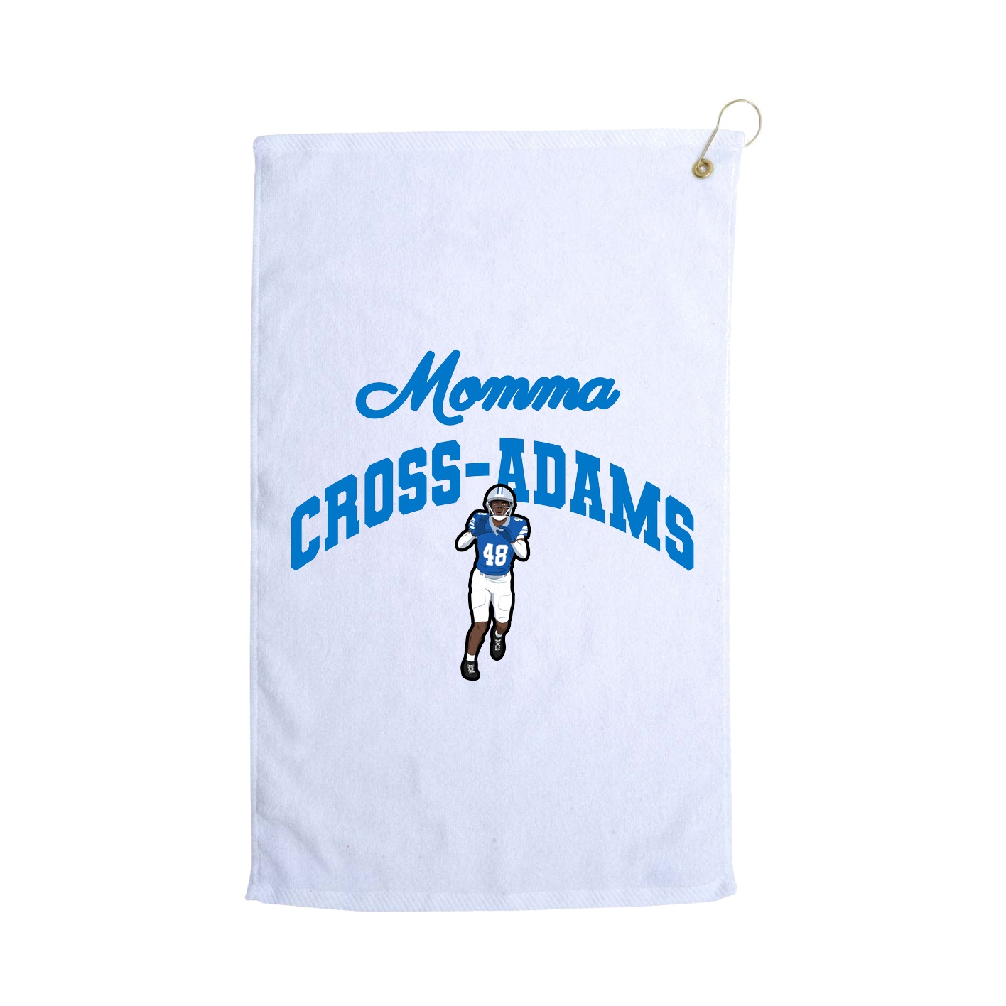 Golf Towel — Mothers Day Arch in White