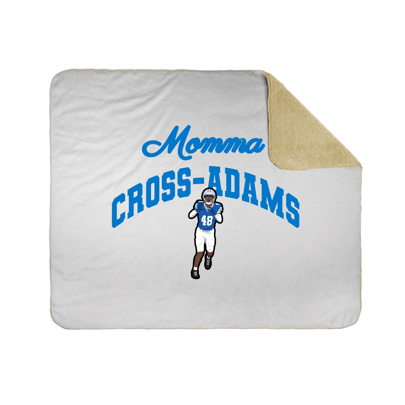 Throw Blanket — Mothers Day Arch in White