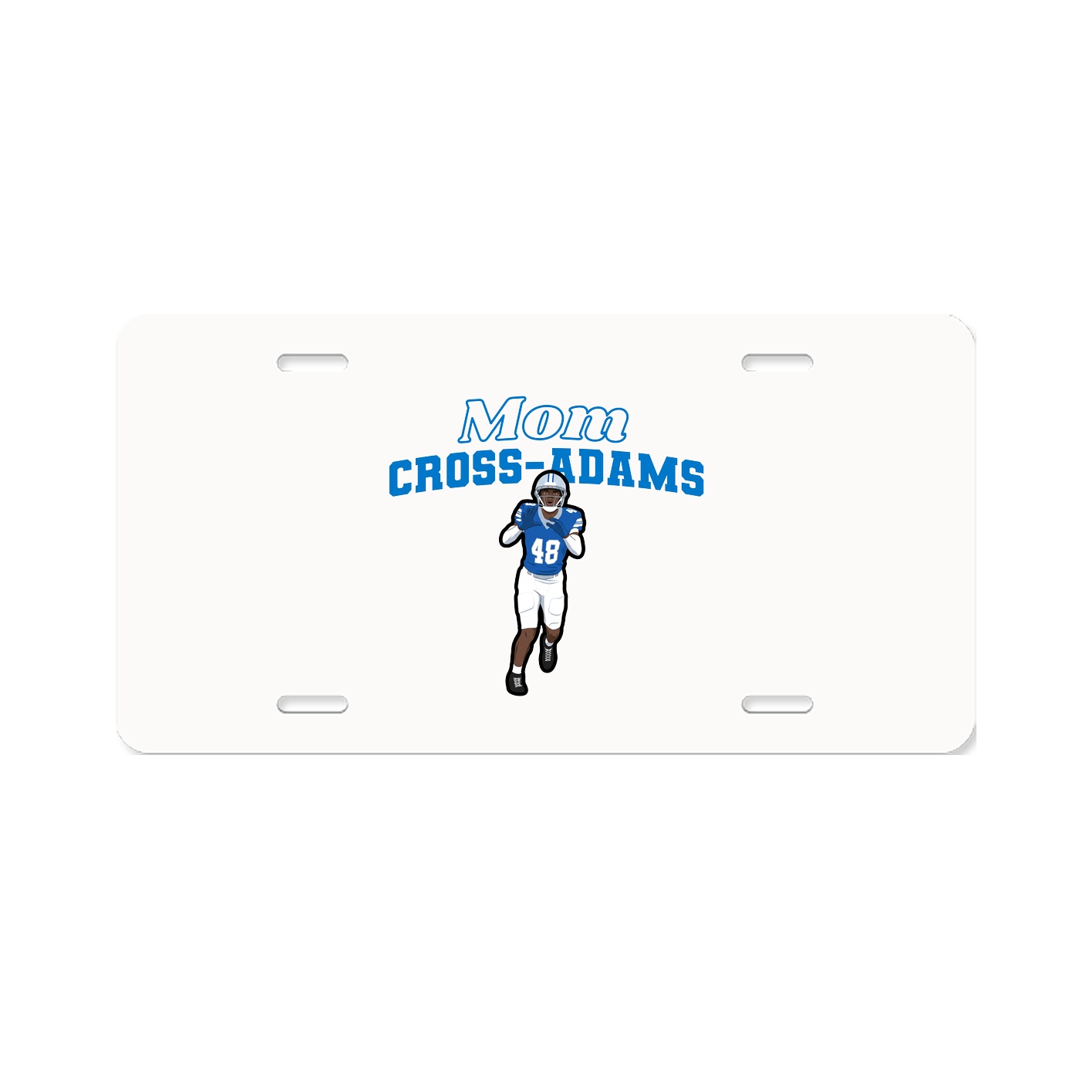 License Plate — Mothers Day Block in Classic