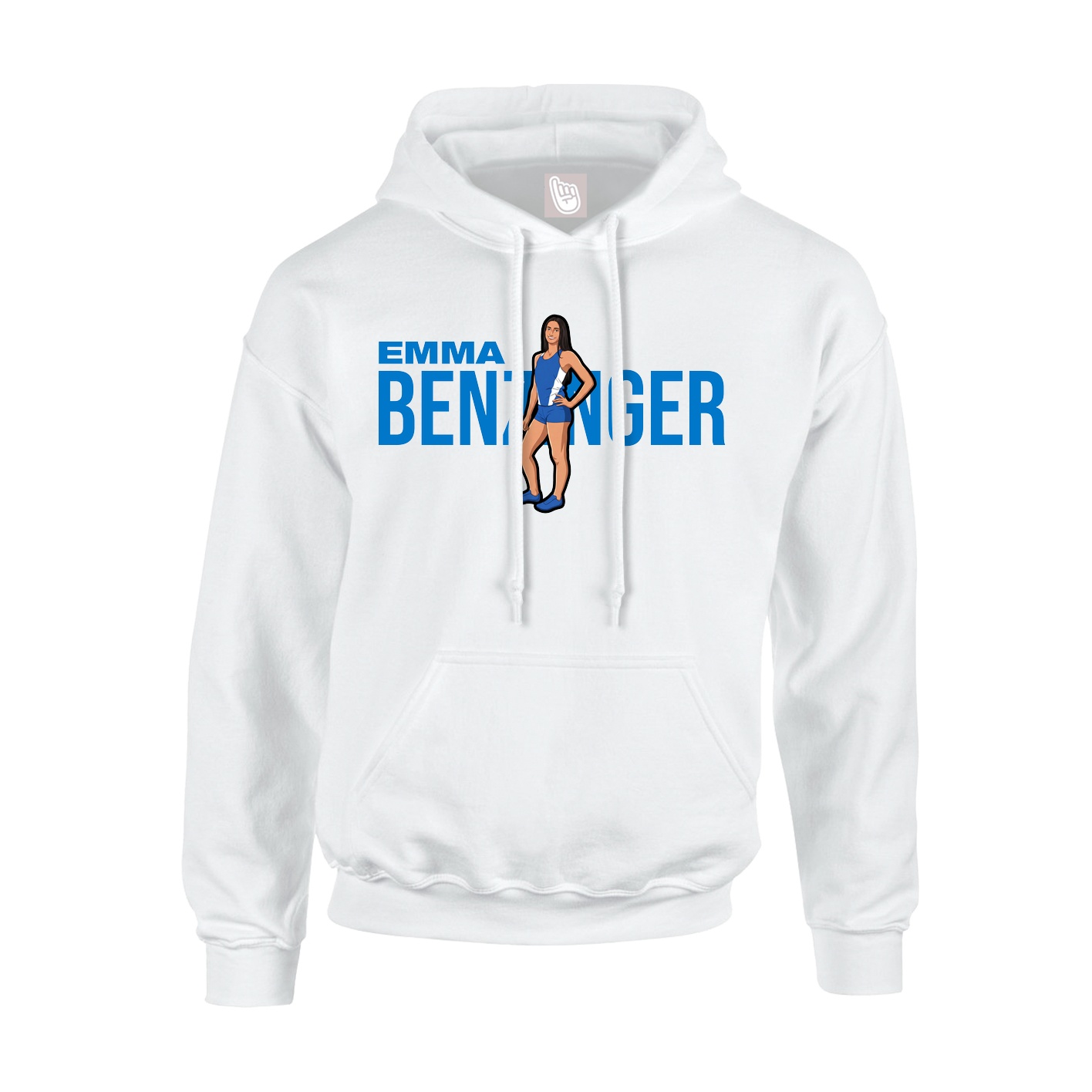 Hoodie — Player Name in White