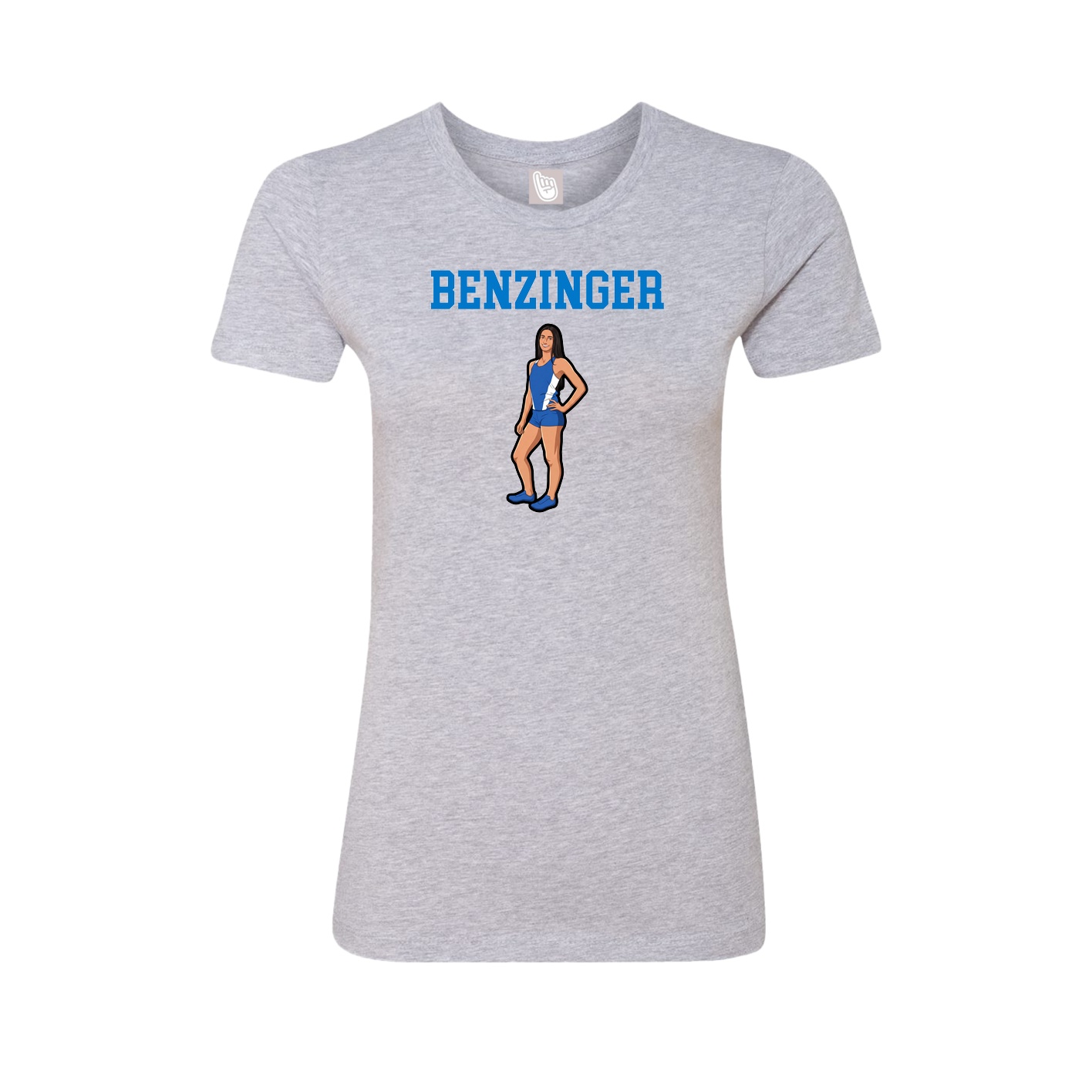 Fitted Women's Tee — Shirsey in Grey