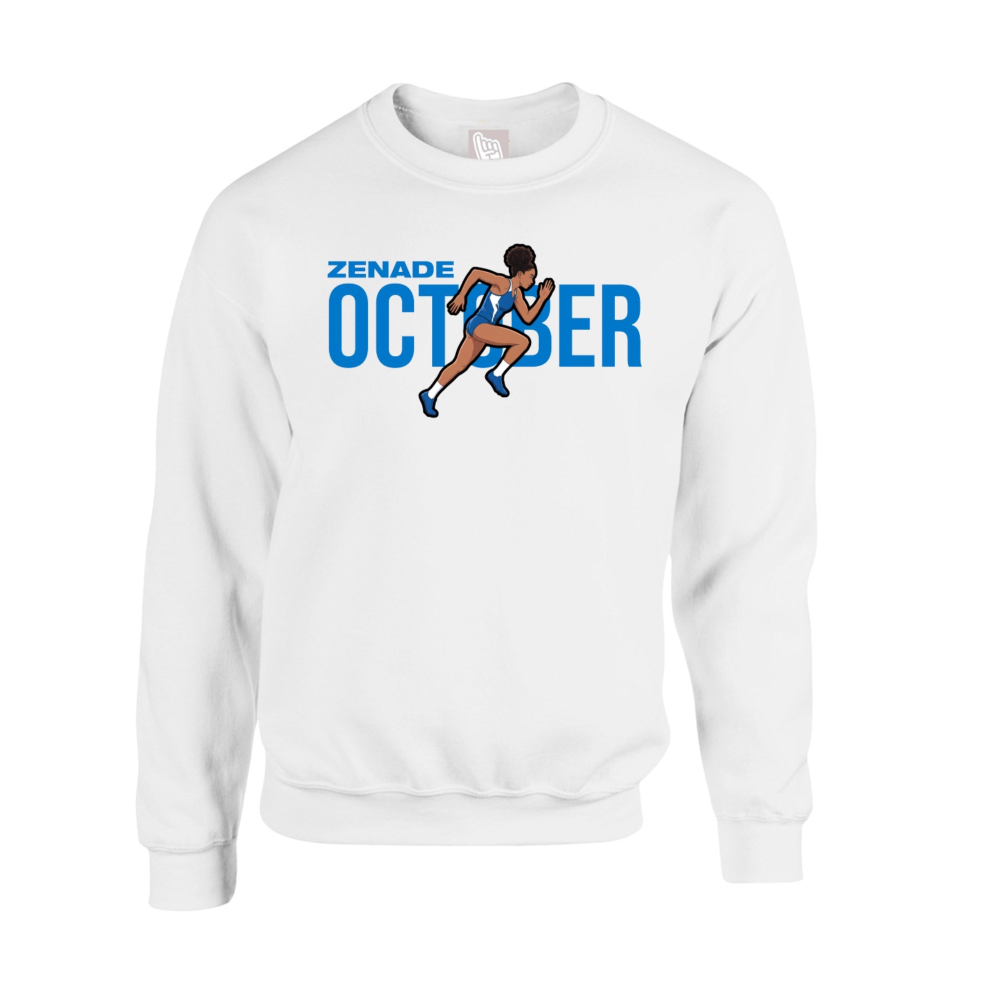 Fleece Crew — Player Name in White