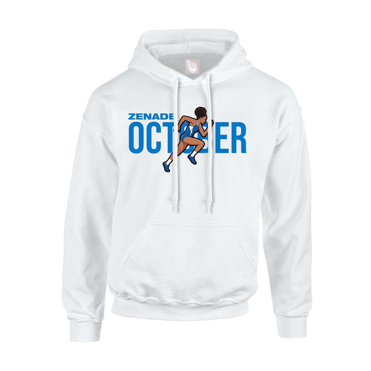 Youth Hoodie — Player Name in White
