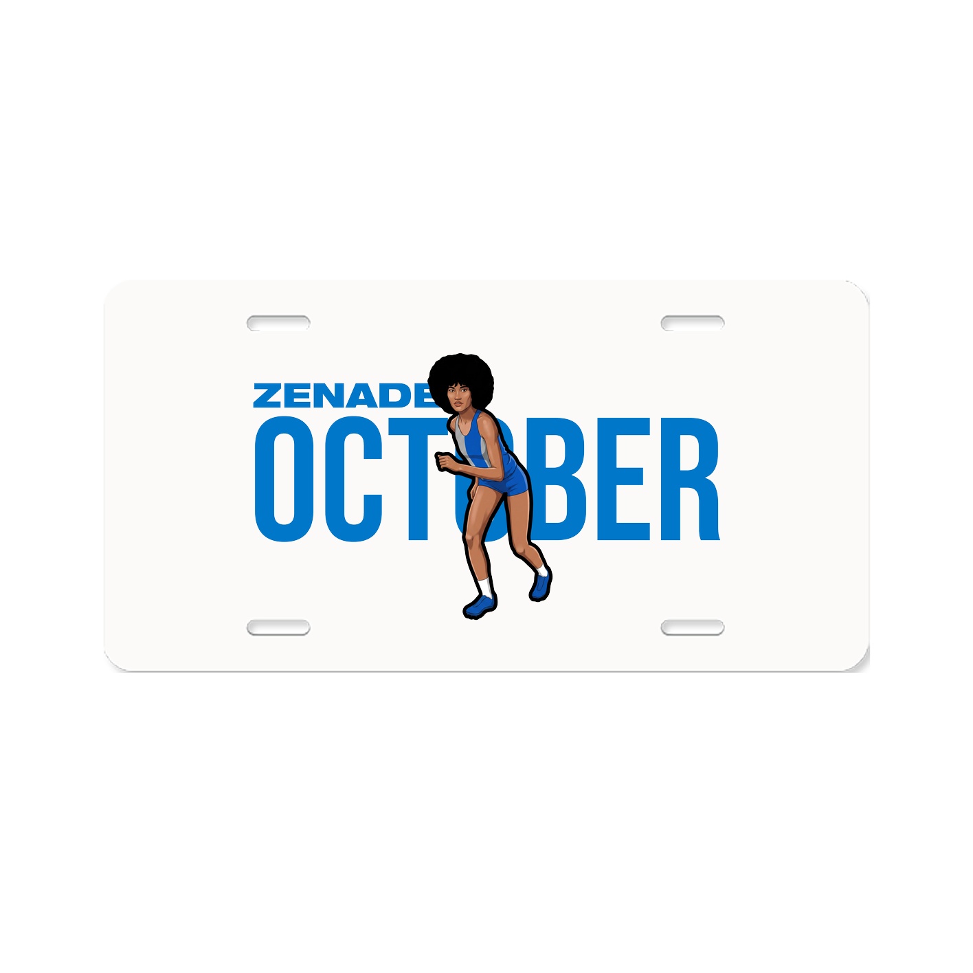 License Plate — Player Name in Classic