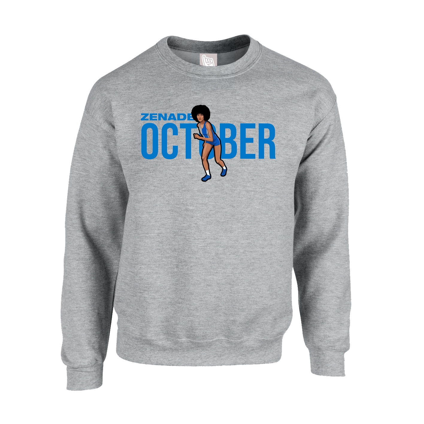 Fleece Crew — Player Name in Grey