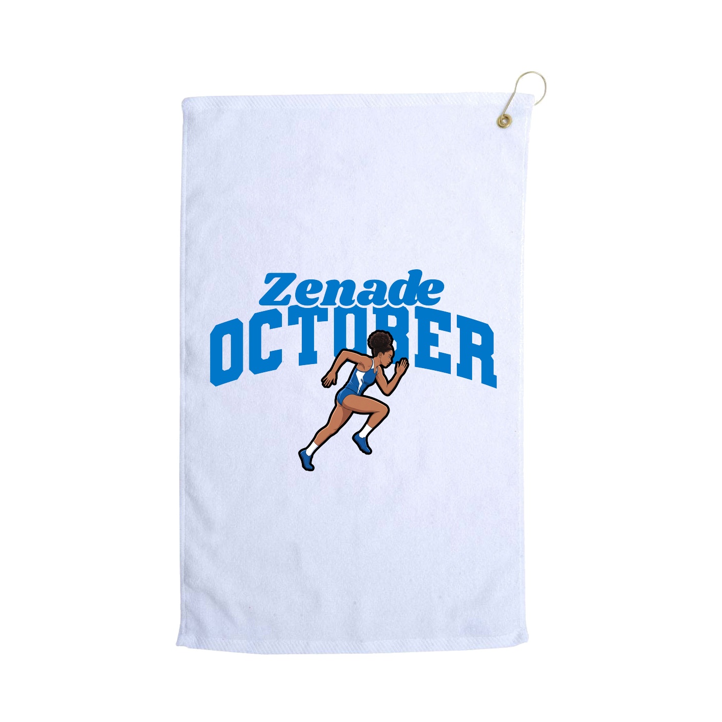 Golf Towel — Signature Arch in White