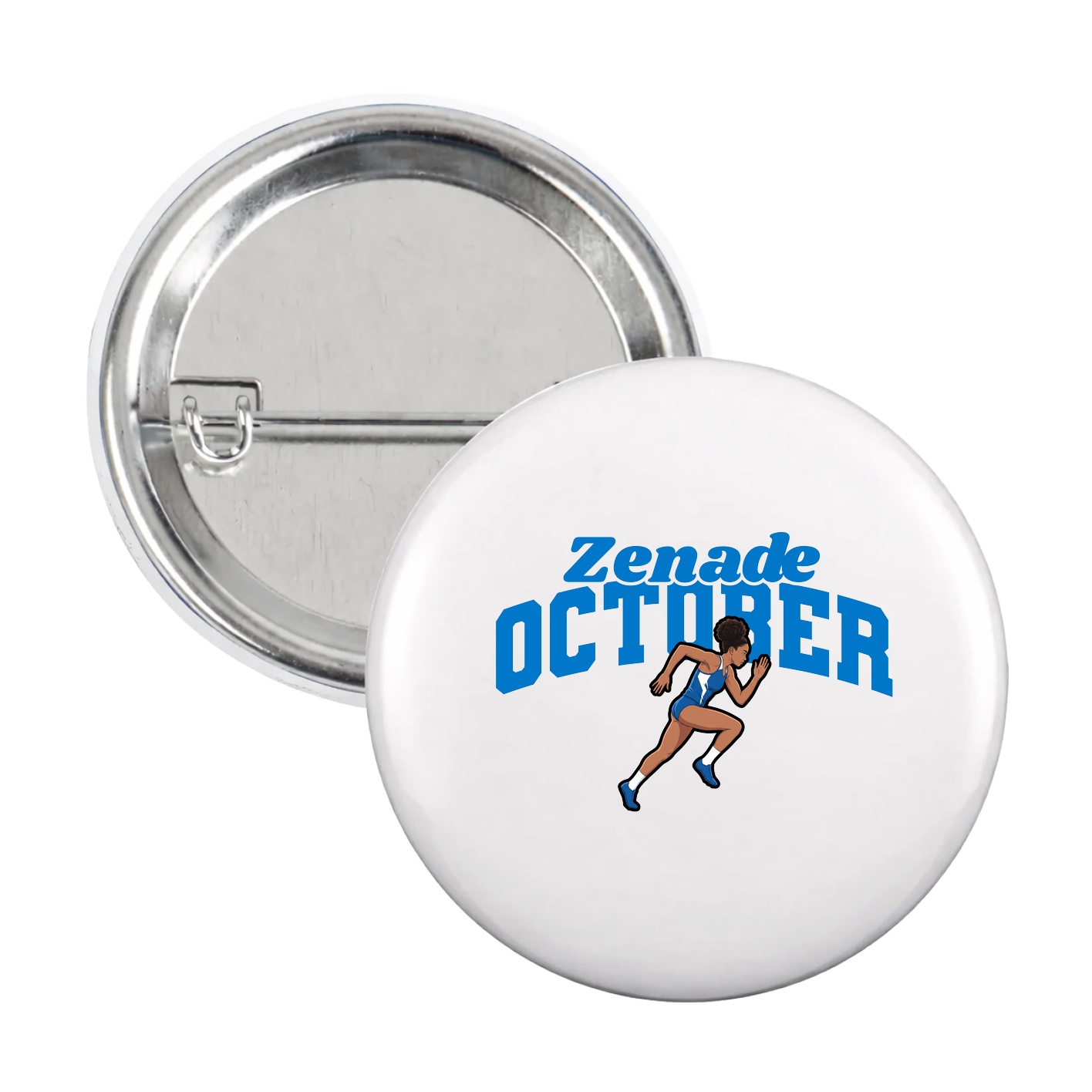 Game Day Button — Signature Arch in White