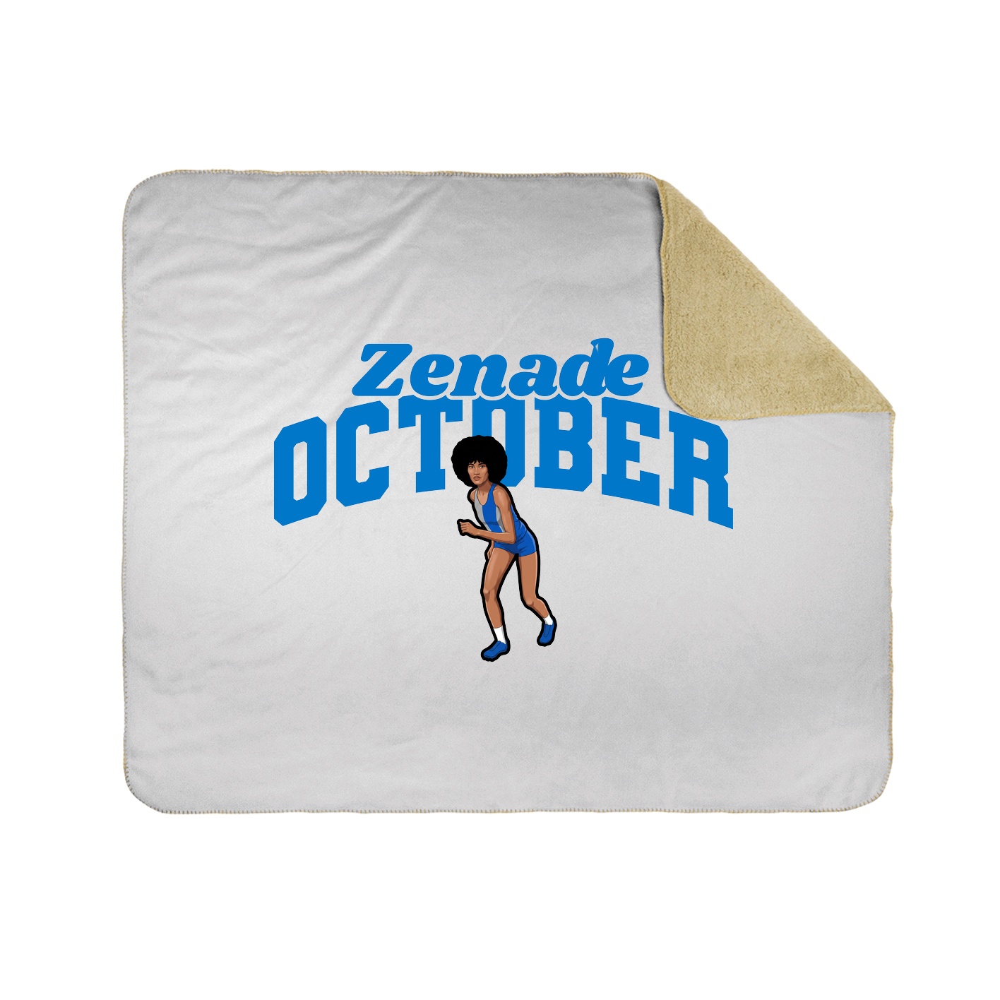 Throw Blanket — Signature Arch in White