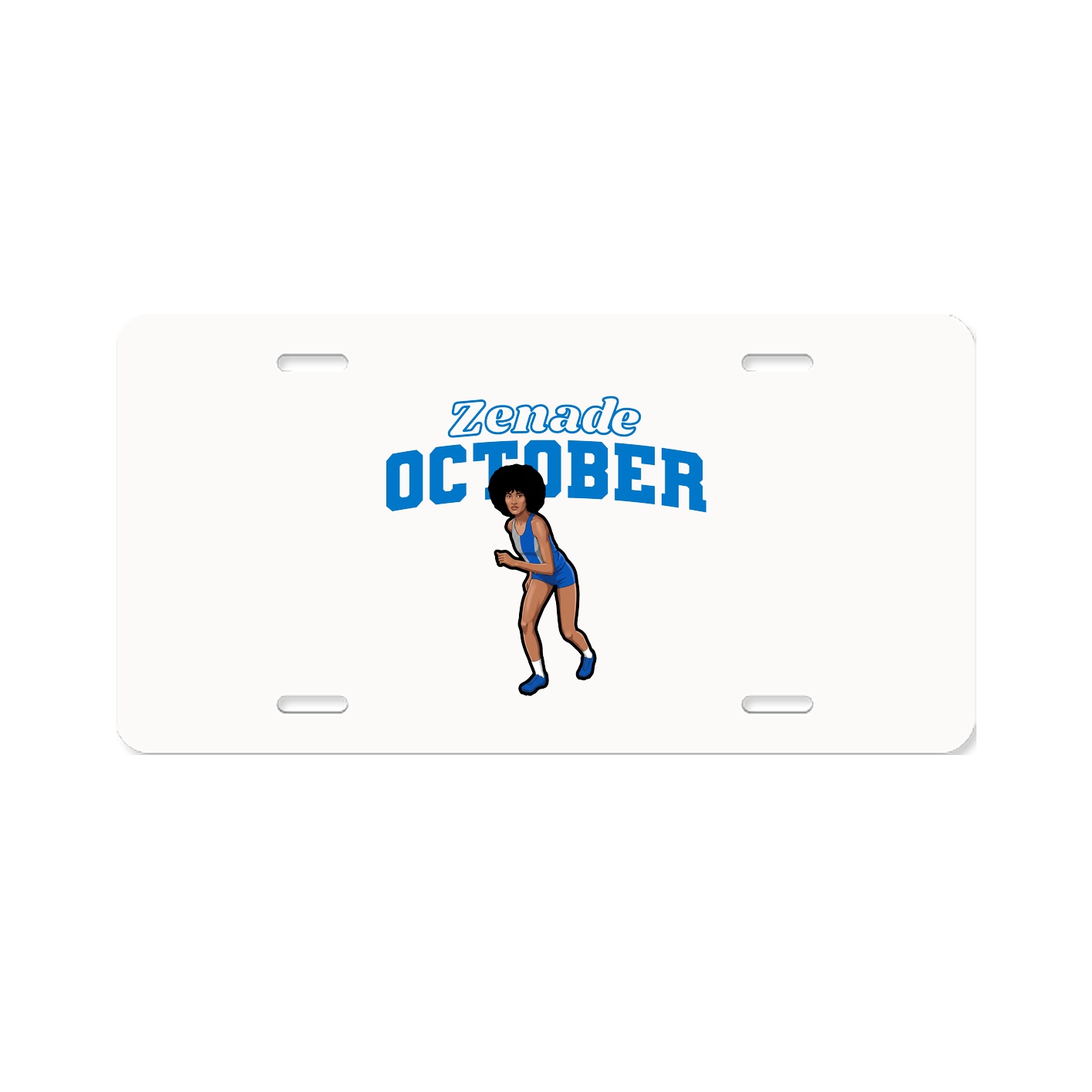 License Plate — Name Arch in Classic