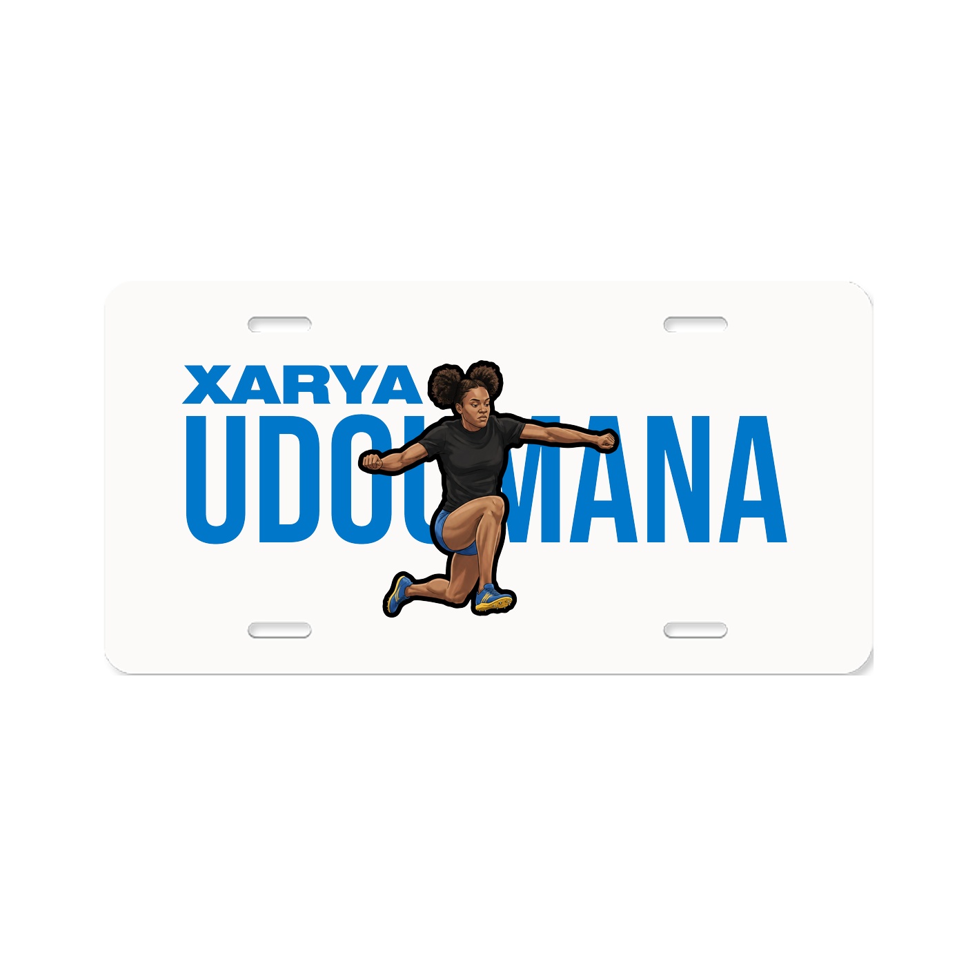 License Plate — Player Name in Classic