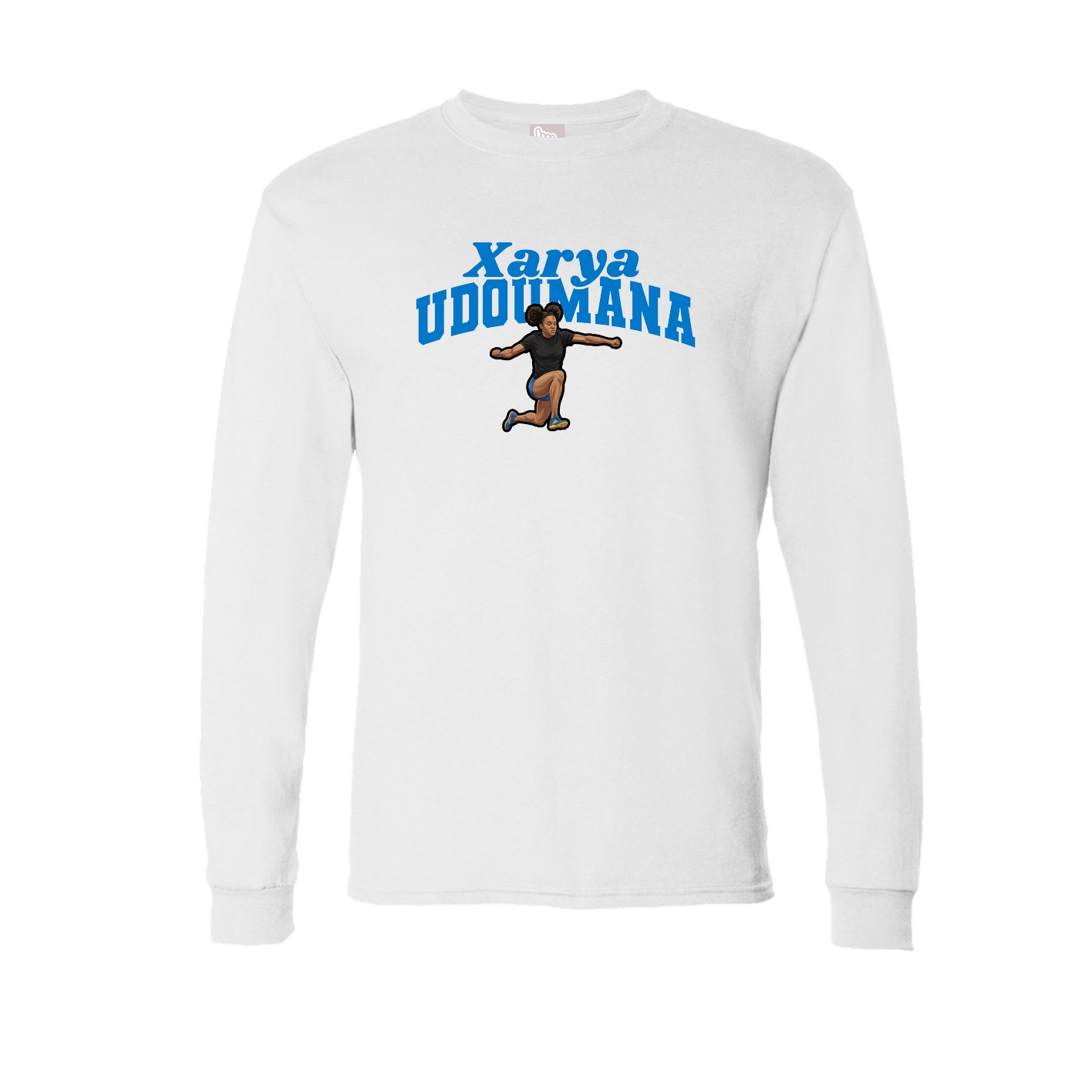 Long Sleeve Tee — Signature Arch in White