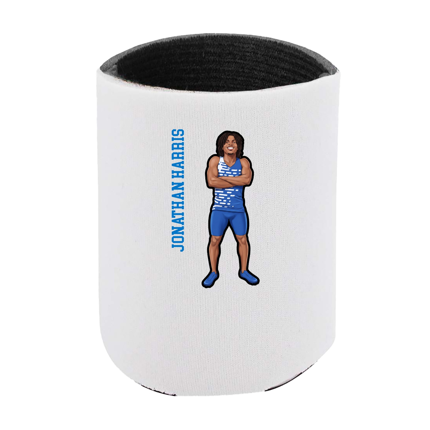 Can Holder — Name Vertical in White